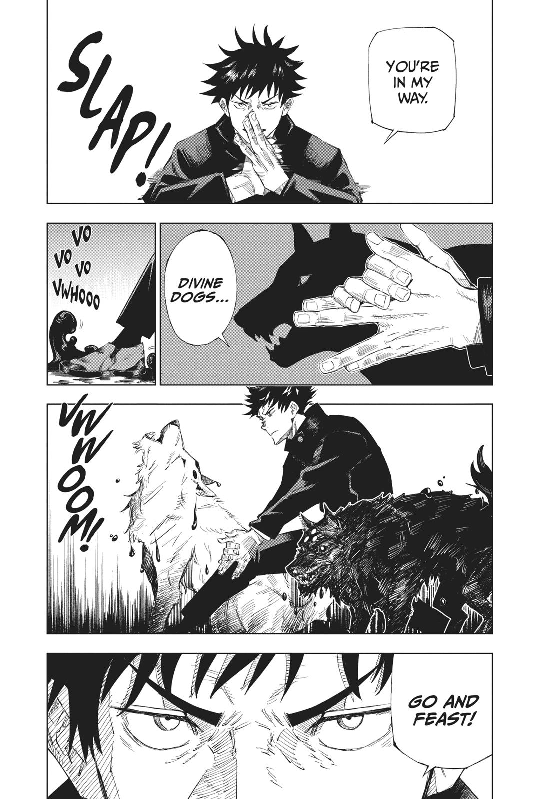 Jujutsu Kaisen Manga Chapter 1 page 36 - Ryomen Sukuna scene