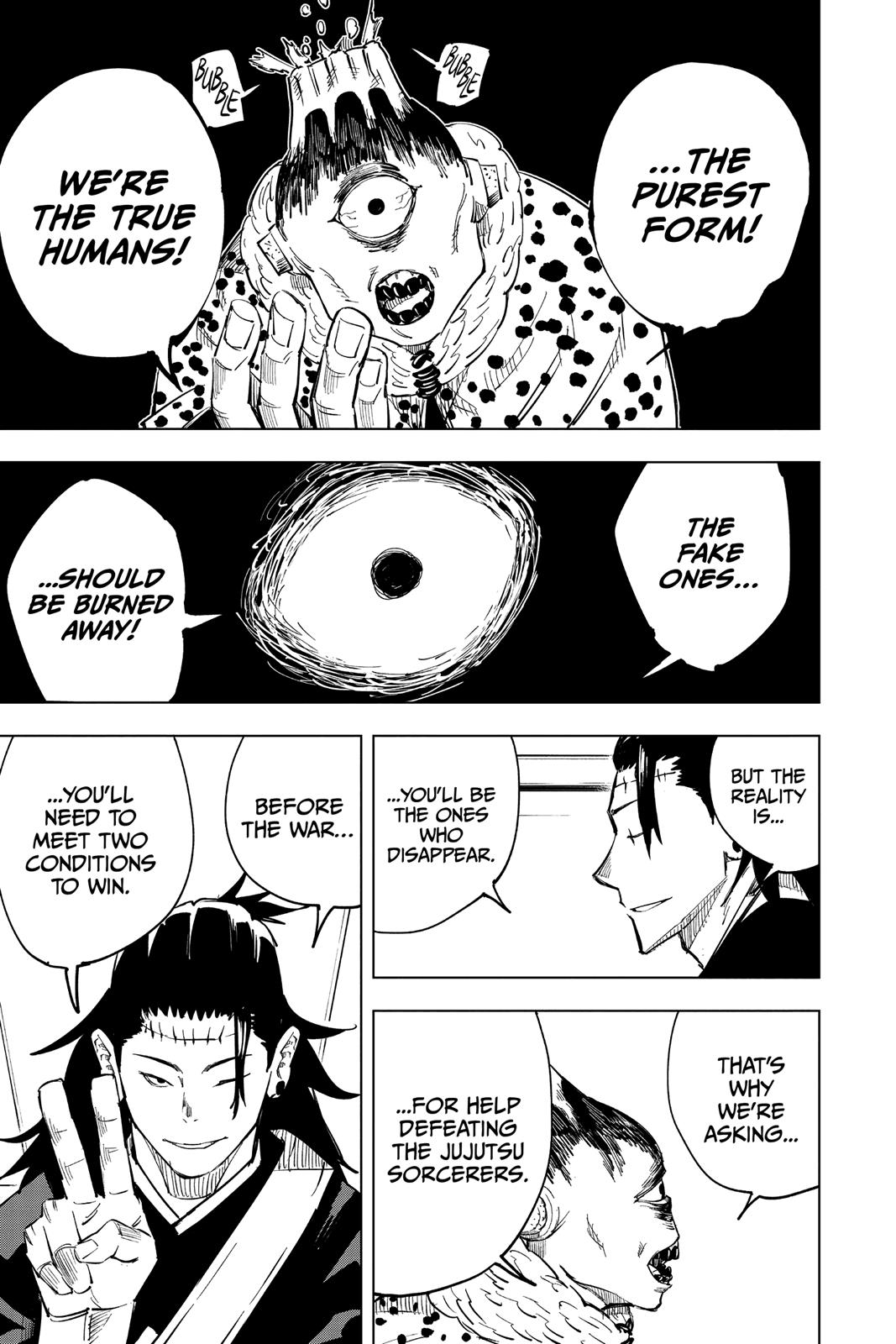 Jujutsu Kaisen Manga Chapter 10 page 17 - After the Rain scene