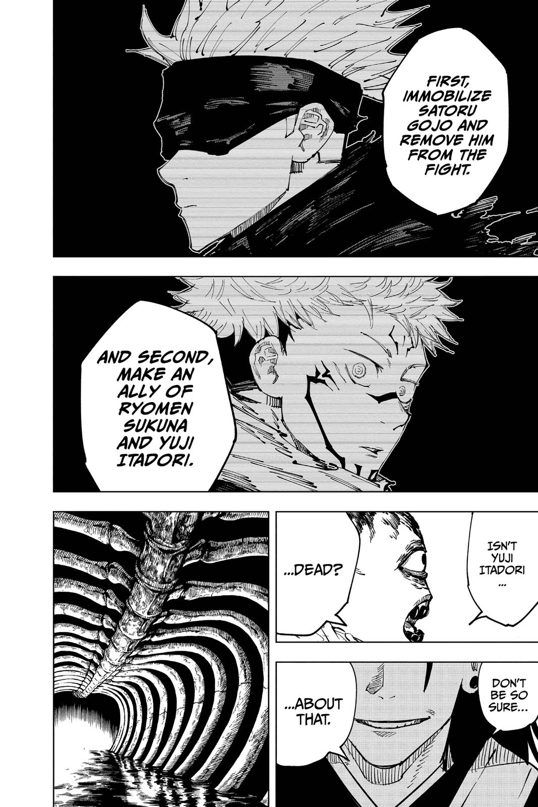 Jujutsu Kaisen Manga Chapter 10 page 18 - After the Rain scene