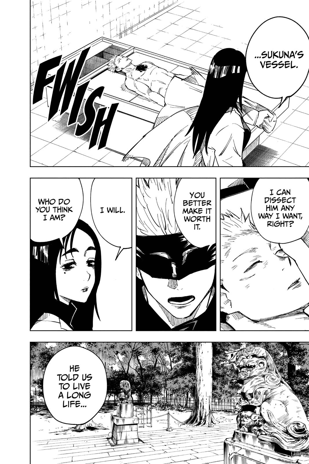 Jujutsu Kaisen Manga Chapter 10 page 6 - After the Rain scene