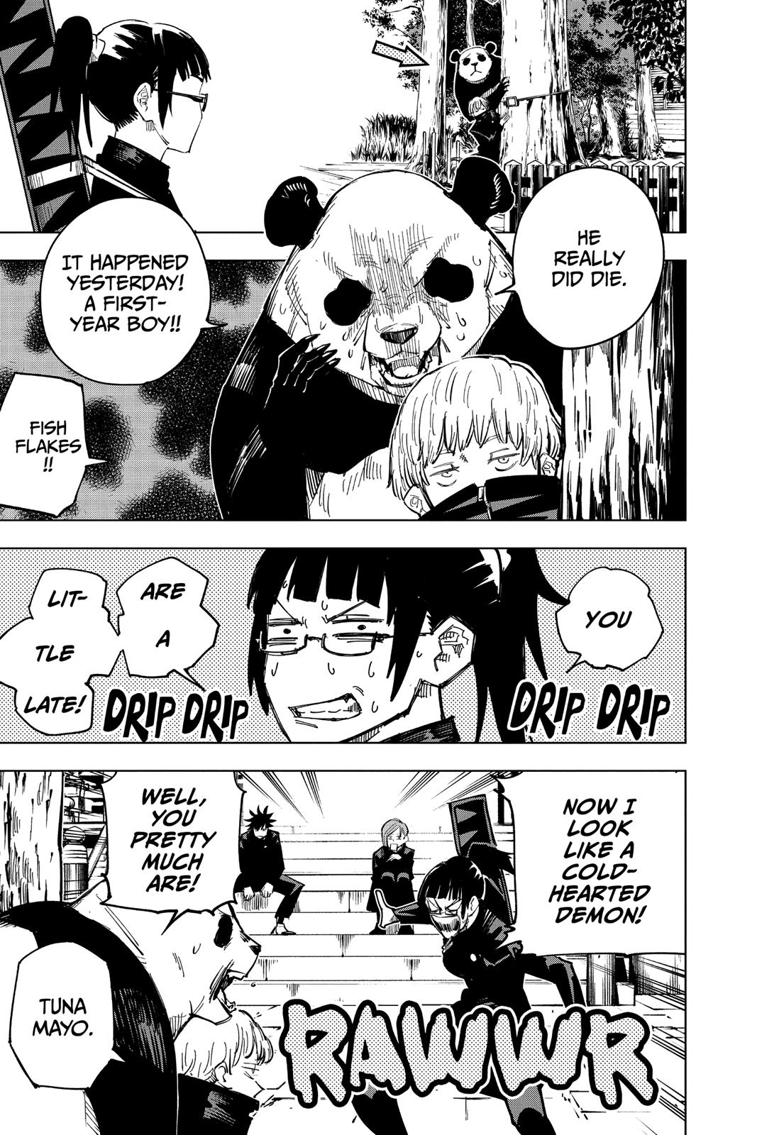 Jujutsu Kaisen Manga Chapter 10 page 9 - After the Rain scene
