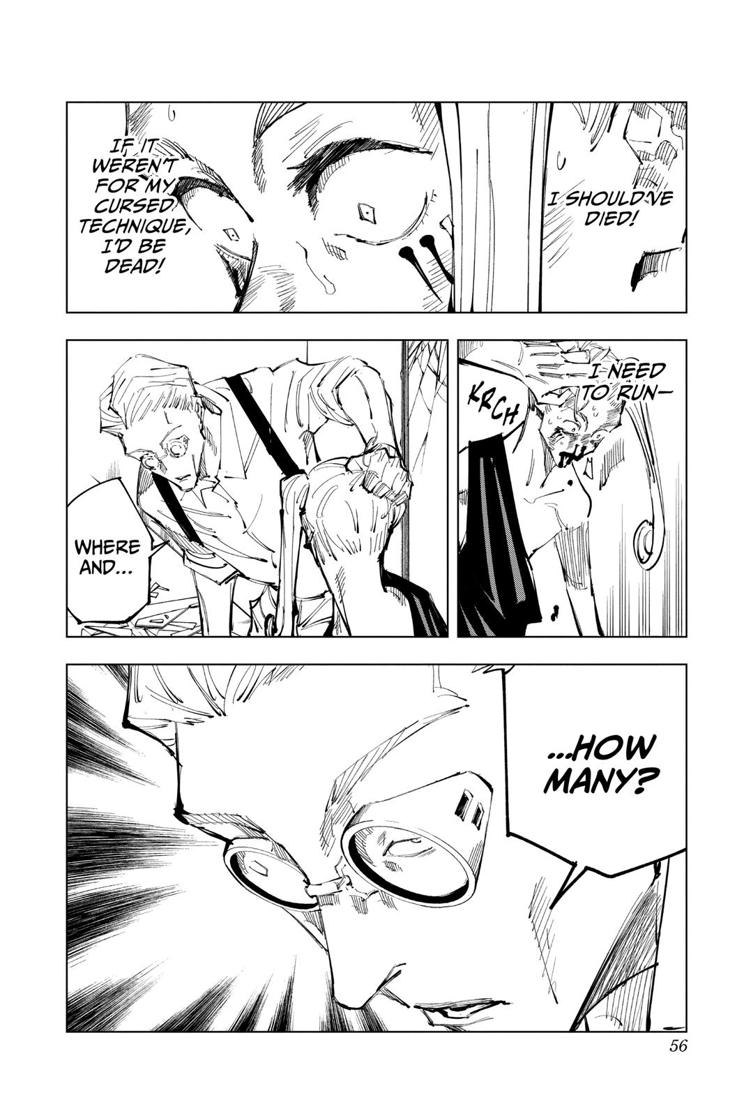 Jujutsu Kaisen Manga Chapter 100 page 10 - The Shibuya Incident, Part 18 scene