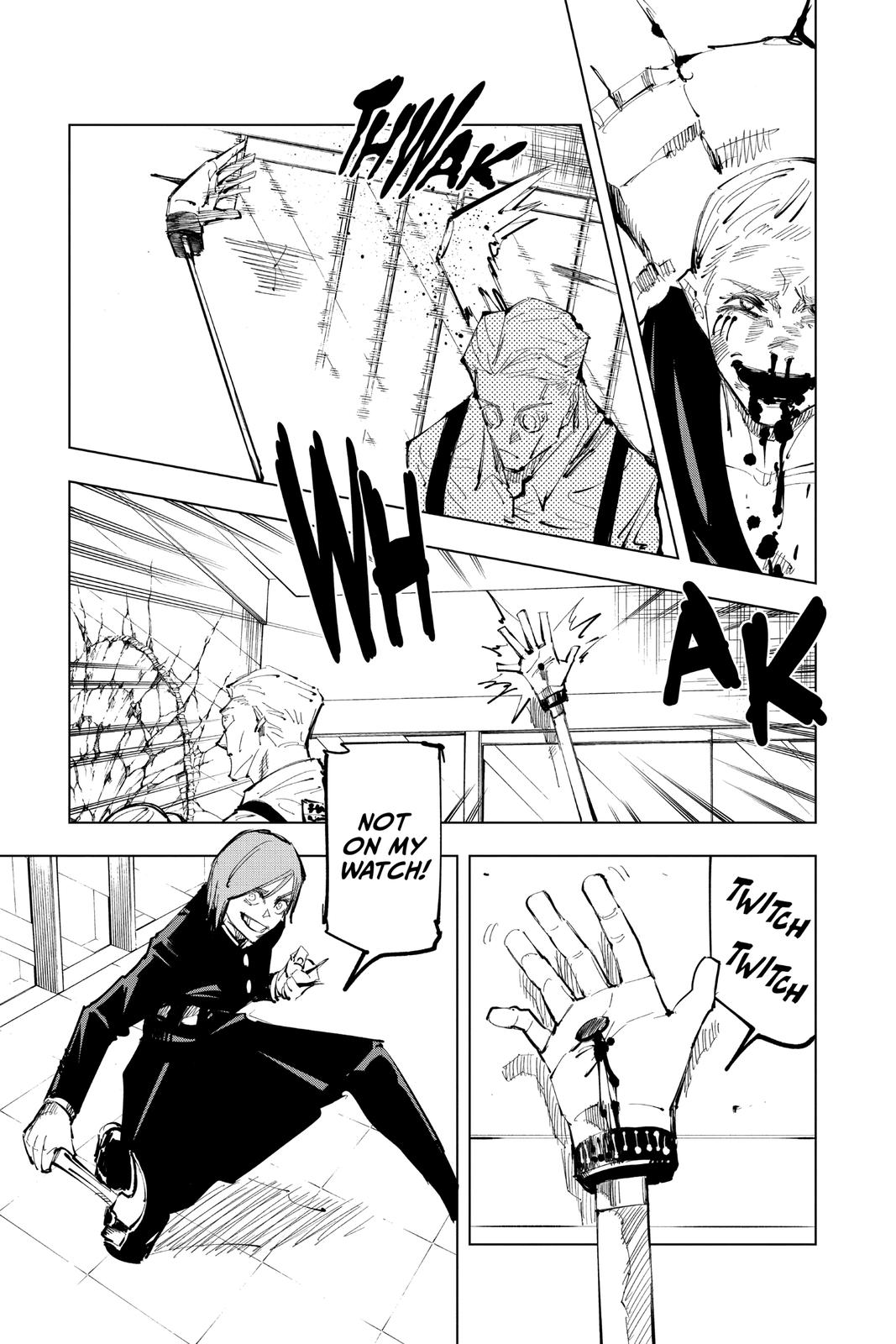 Jujutsu Kaisen Manga Chapter 100 page 13 - The Shibuya Incident, Part 18 scene