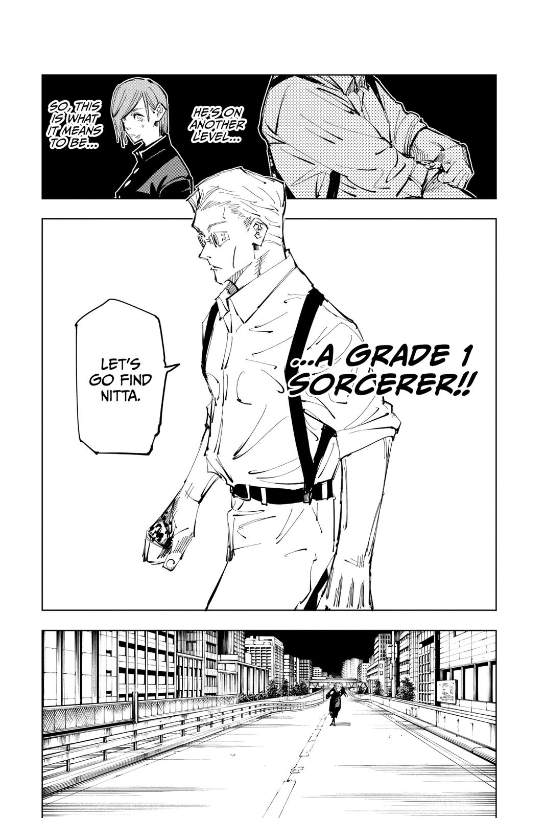 Jujutsu Kaisen Manga Chapter 100 page 17 - The Shibuya Incident, Part 18 scene