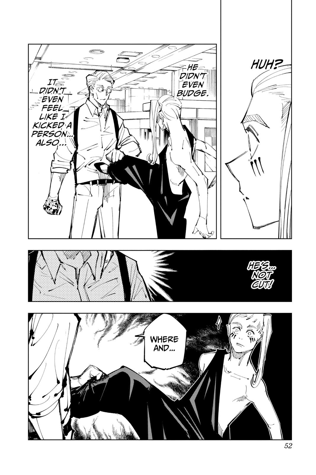 Jujutsu Kaisen Manga Chapter 100 page 6 - The Shibuya Incident, Part 18 scene