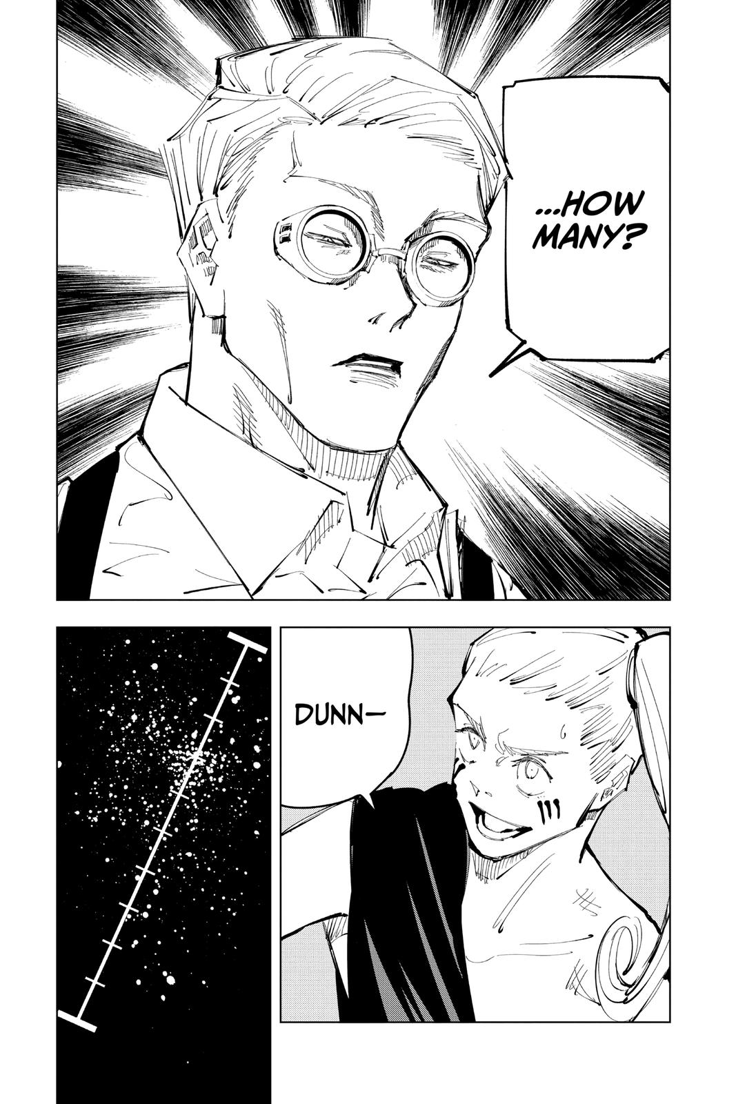 Jujutsu Kaisen Manga Chapter 100 page 7 - The Shibuya Incident, Part 18 scene