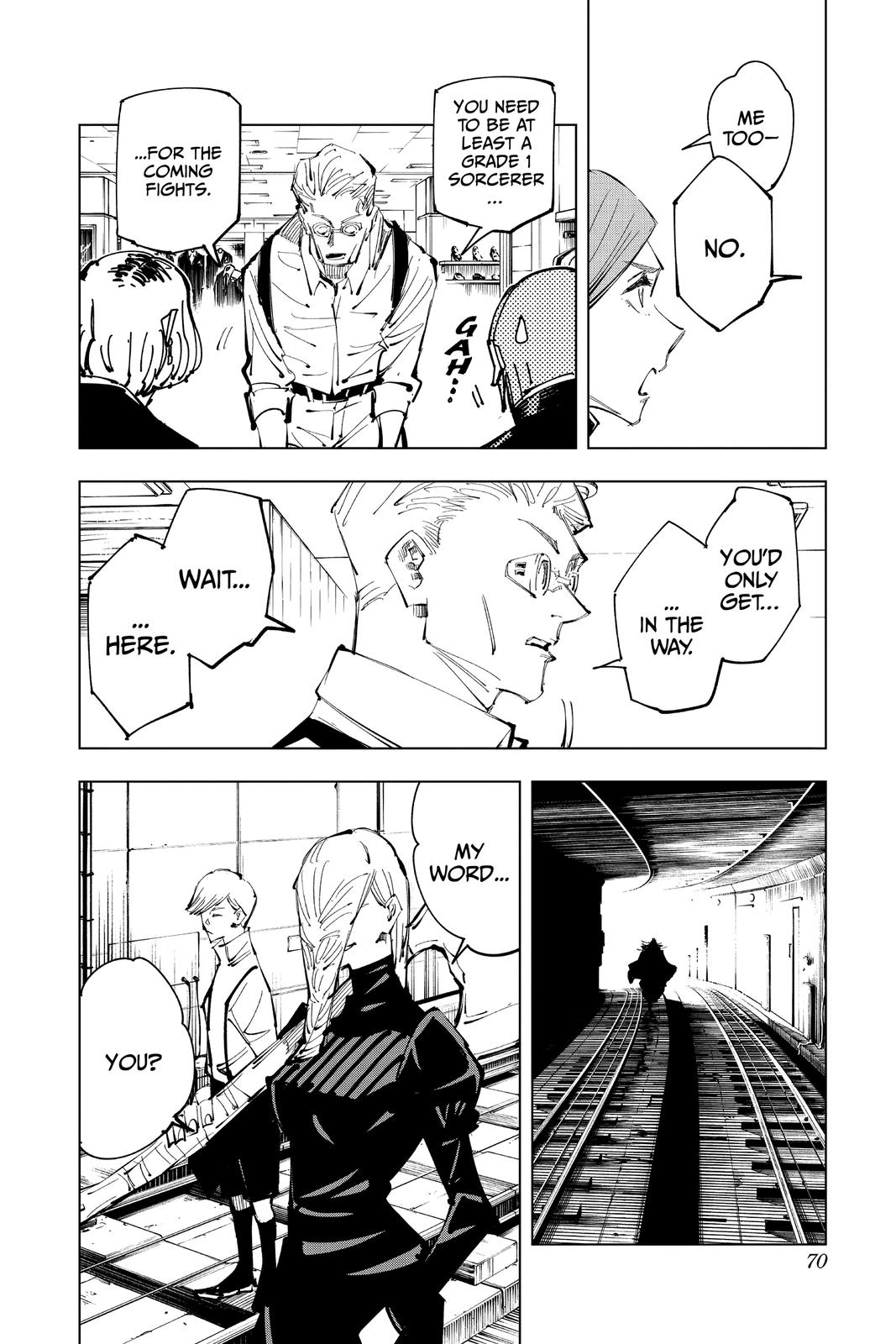 Jujutsu Kaisen Manga Chapter 101 page 2 - The Shibuya Incident, Part 19 scene