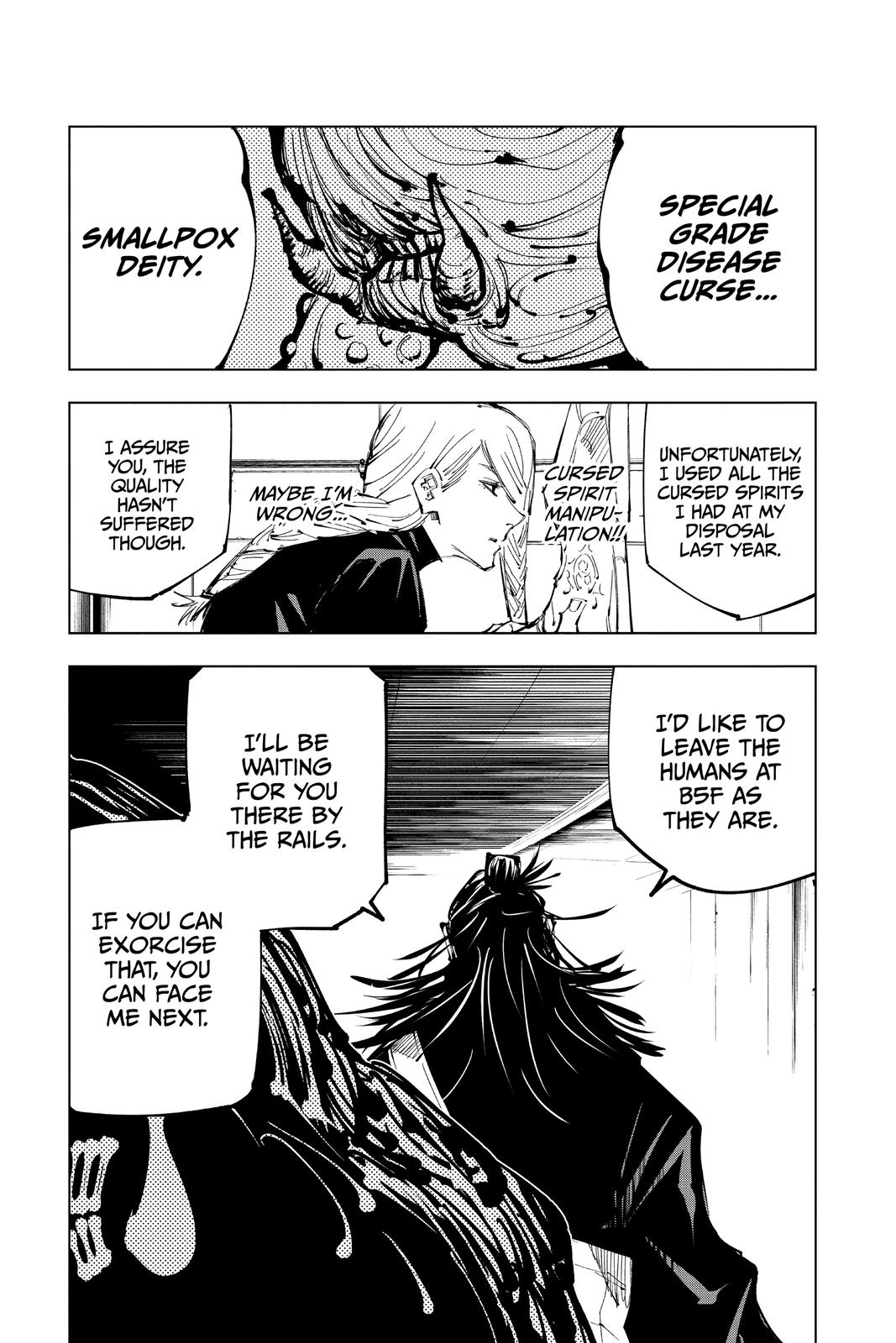 Jujutsu Kaisen Manga Chapter 101 page 5 - The Shibuya Incident, Part 19 scene