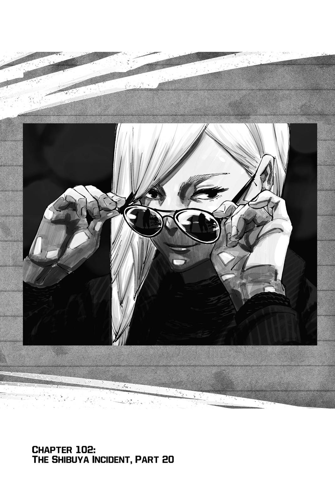 Jujutsu Kaisen Manga Chapter 102 page 1 - The Shibuya Incident, Part 20 scene