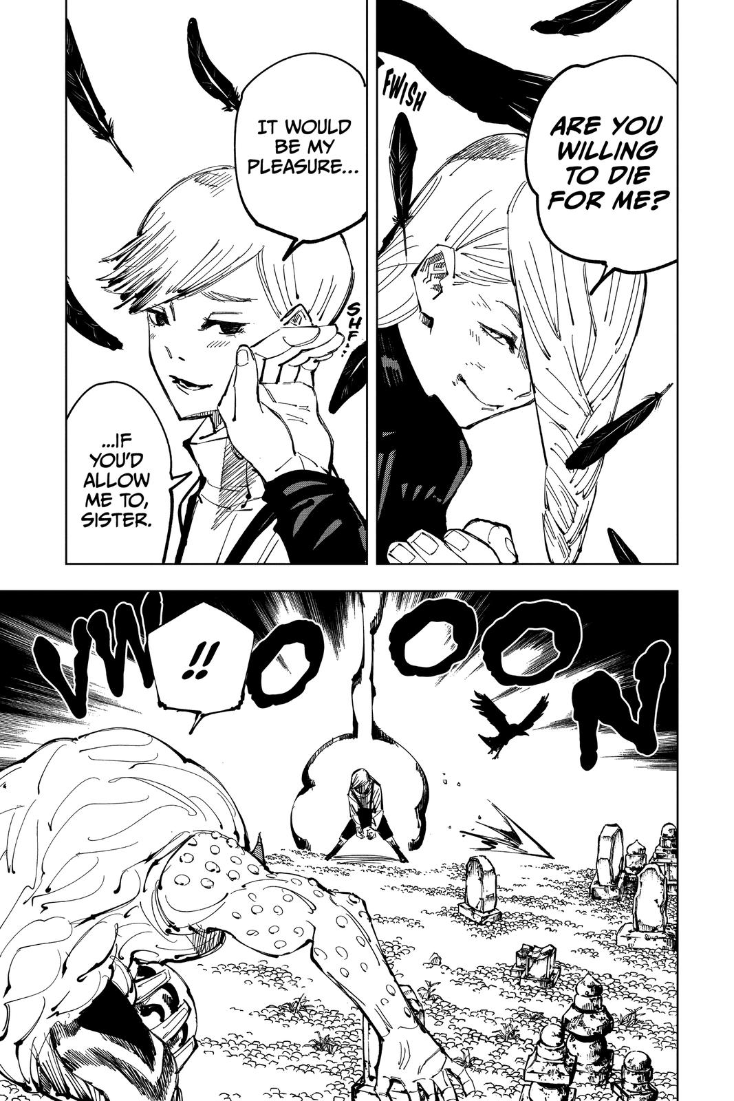 Jujutsu Kaisen Manga Chapter 102 page 11 - The Shibuya Incident, Part 20 scene