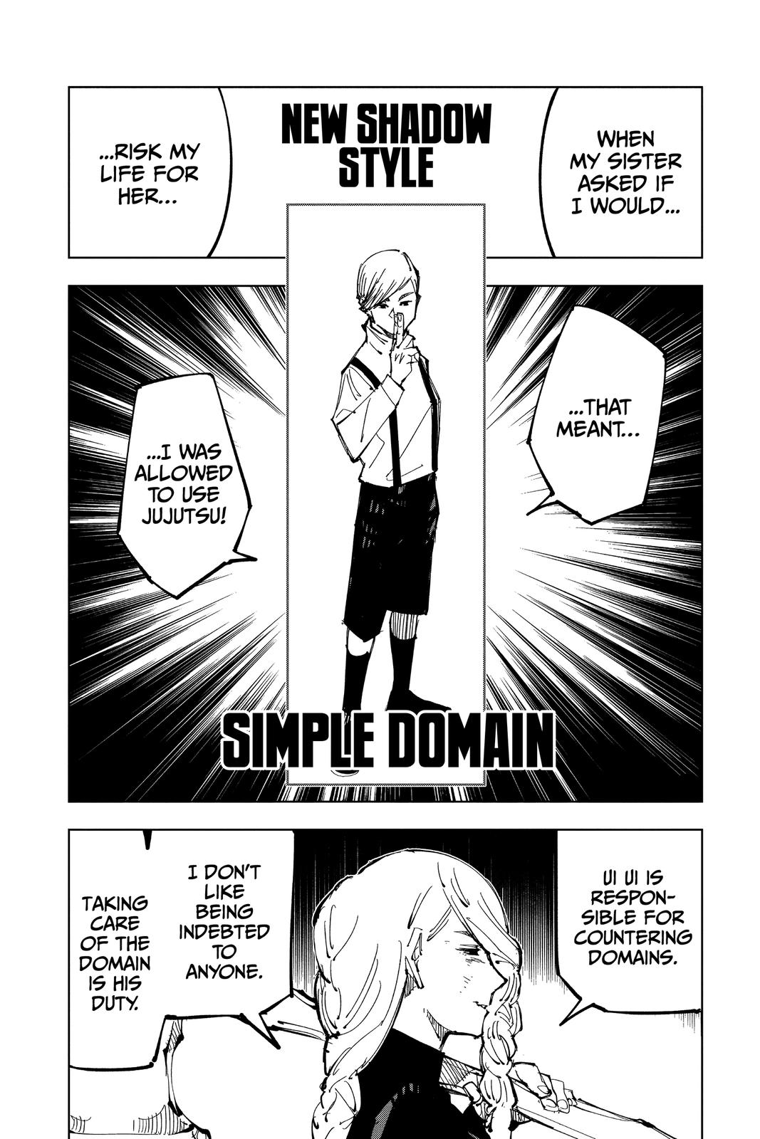 Jujutsu Kaisen Manga Chapter 102 page 14 - The Shibuya Incident, Part 20 scene