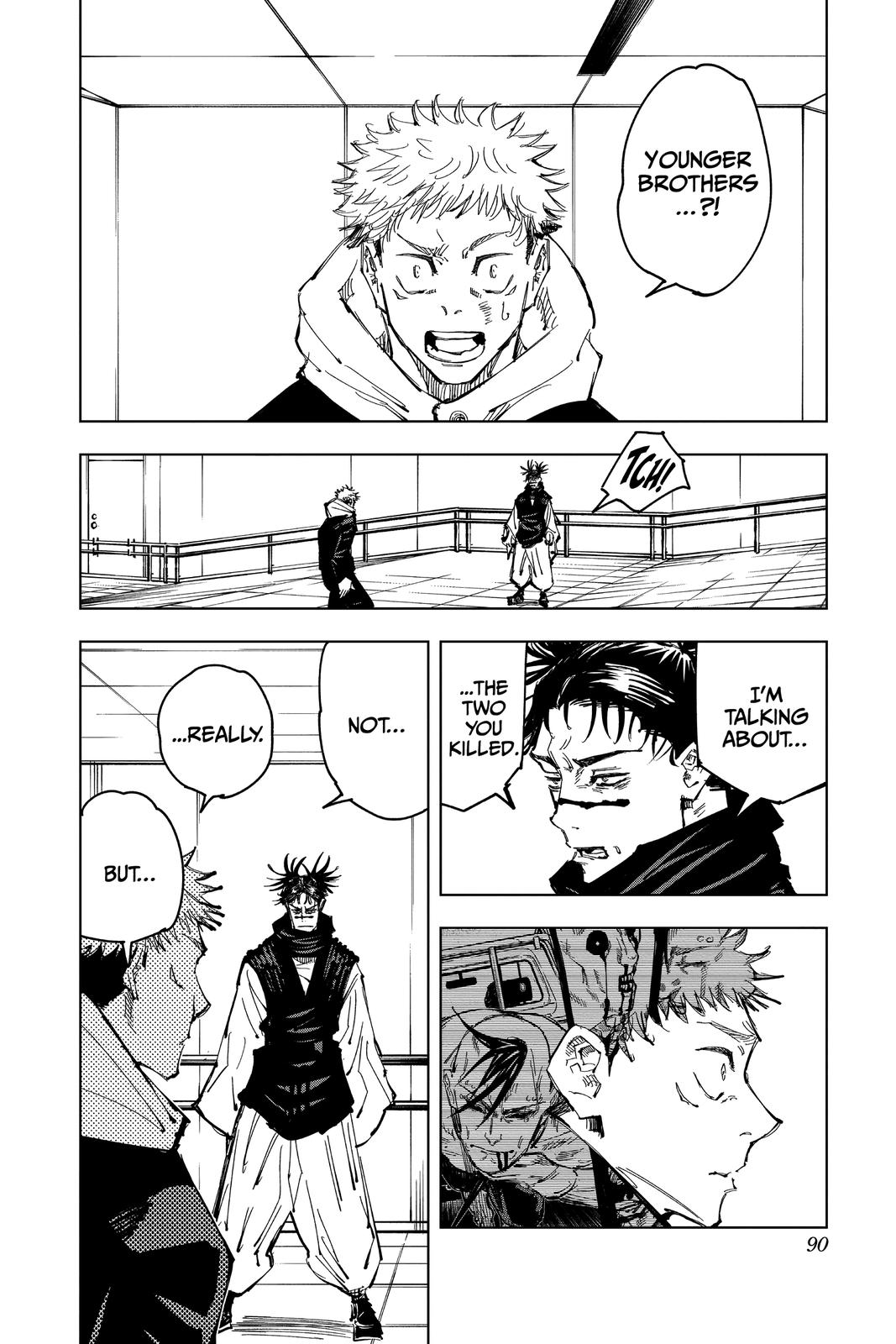 Jujutsu Kaisen Manga Chapter 102 page 2 - The Shibuya Incident, Part 20 scene