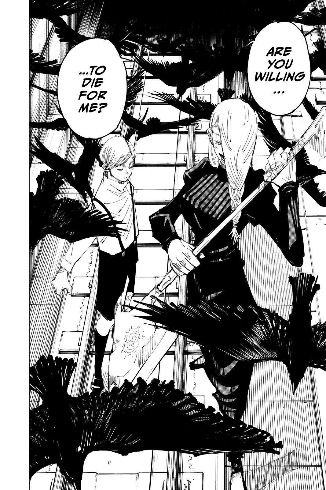 Jujutsu Kaisen Manga Chapter 102 page 20 - The Shibuya Incident, Part 20 scene