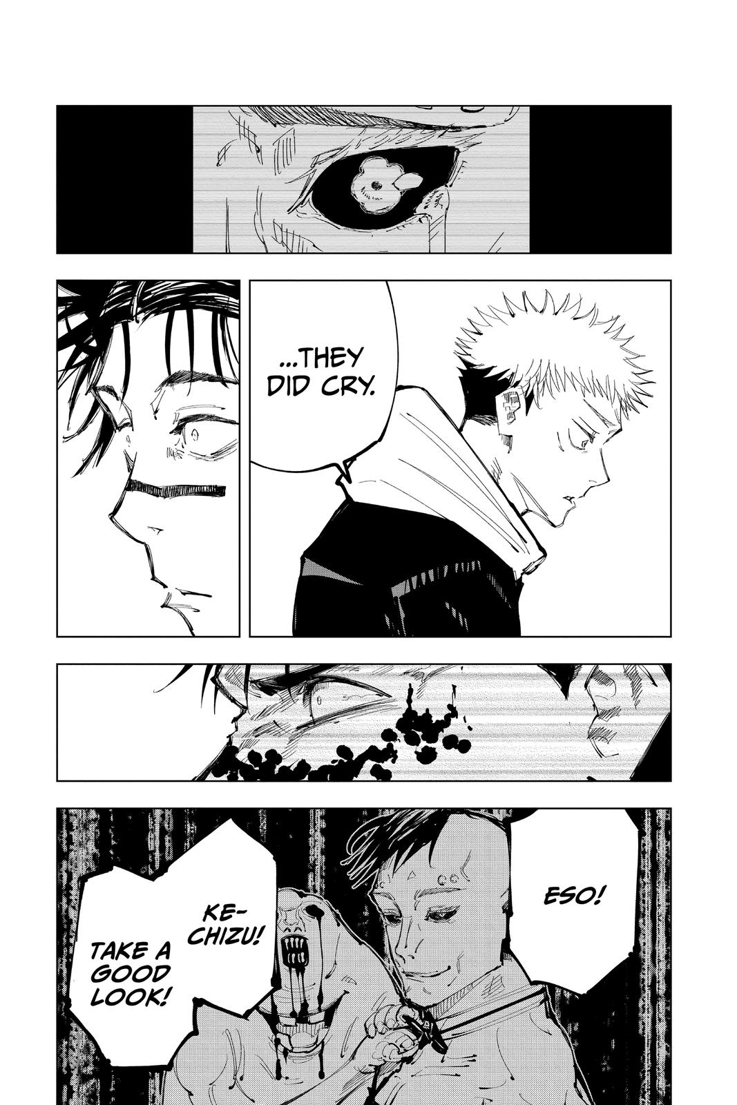 Jujutsu Kaisen Manga Chapter 102 page 3 - The Shibuya Incident, Part 20 scene