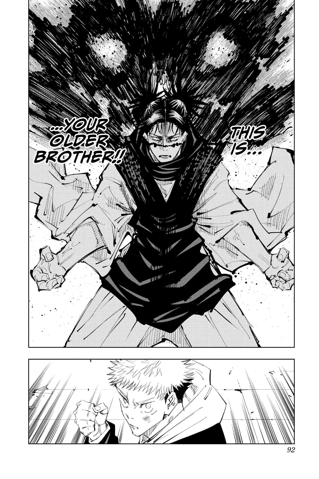 Jujutsu Kaisen Manga Chapter 102 page 4 - The Shibuya Incident, Part 20 scene