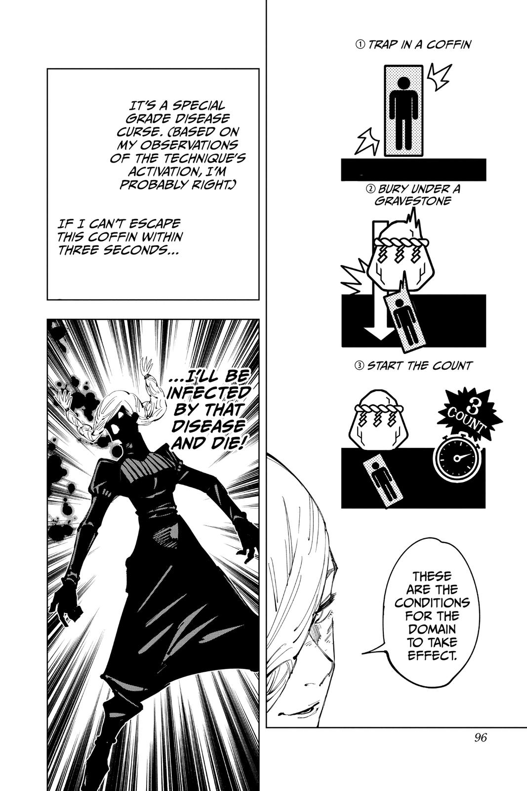 Jujutsu Kaisen Manga Chapter 102 page 8 - The Shibuya Incident, Part 20 scene