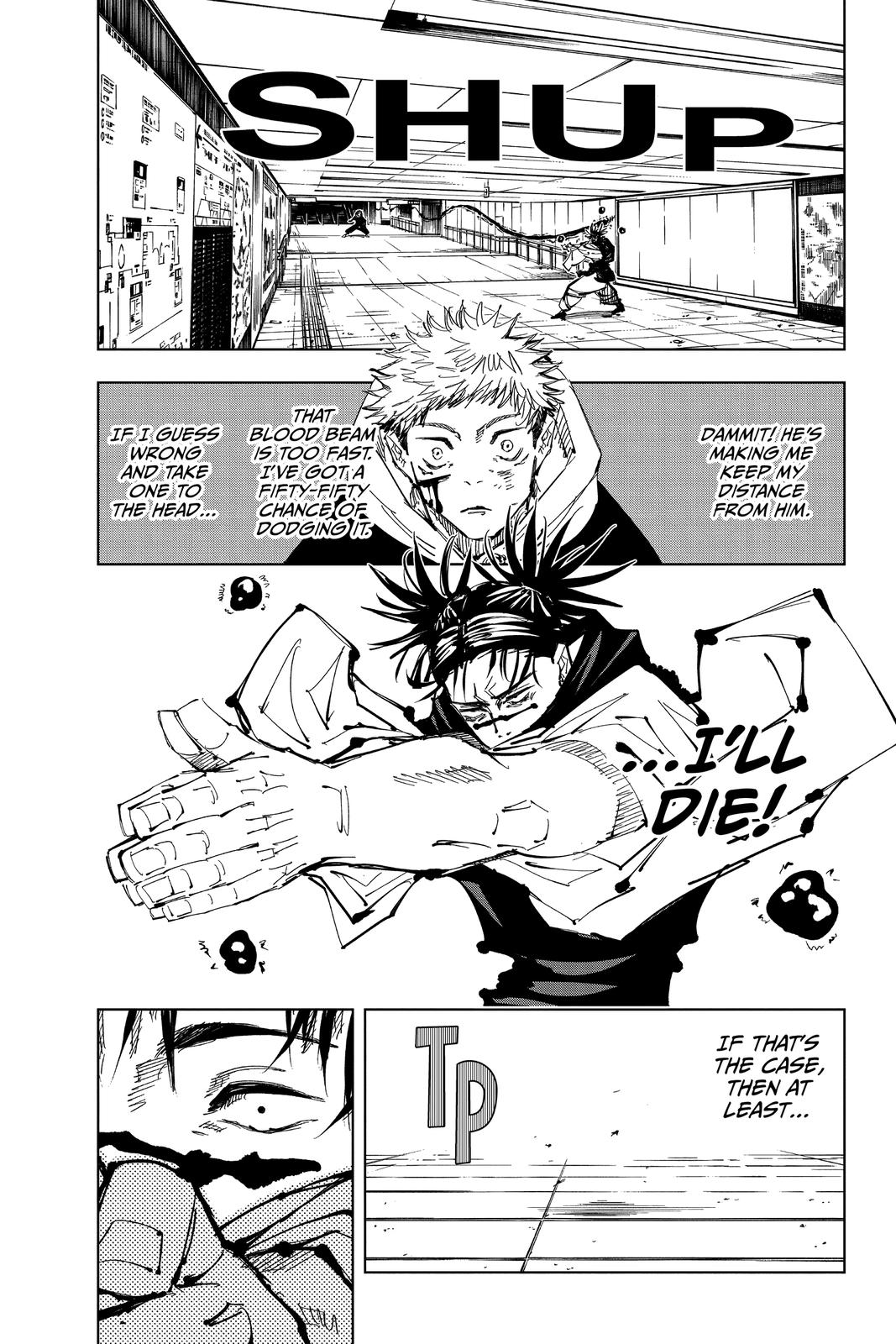Jujutsu Kaisen Manga Chapter 103 page 3 - The Shibuya Incident, Part 21 scene