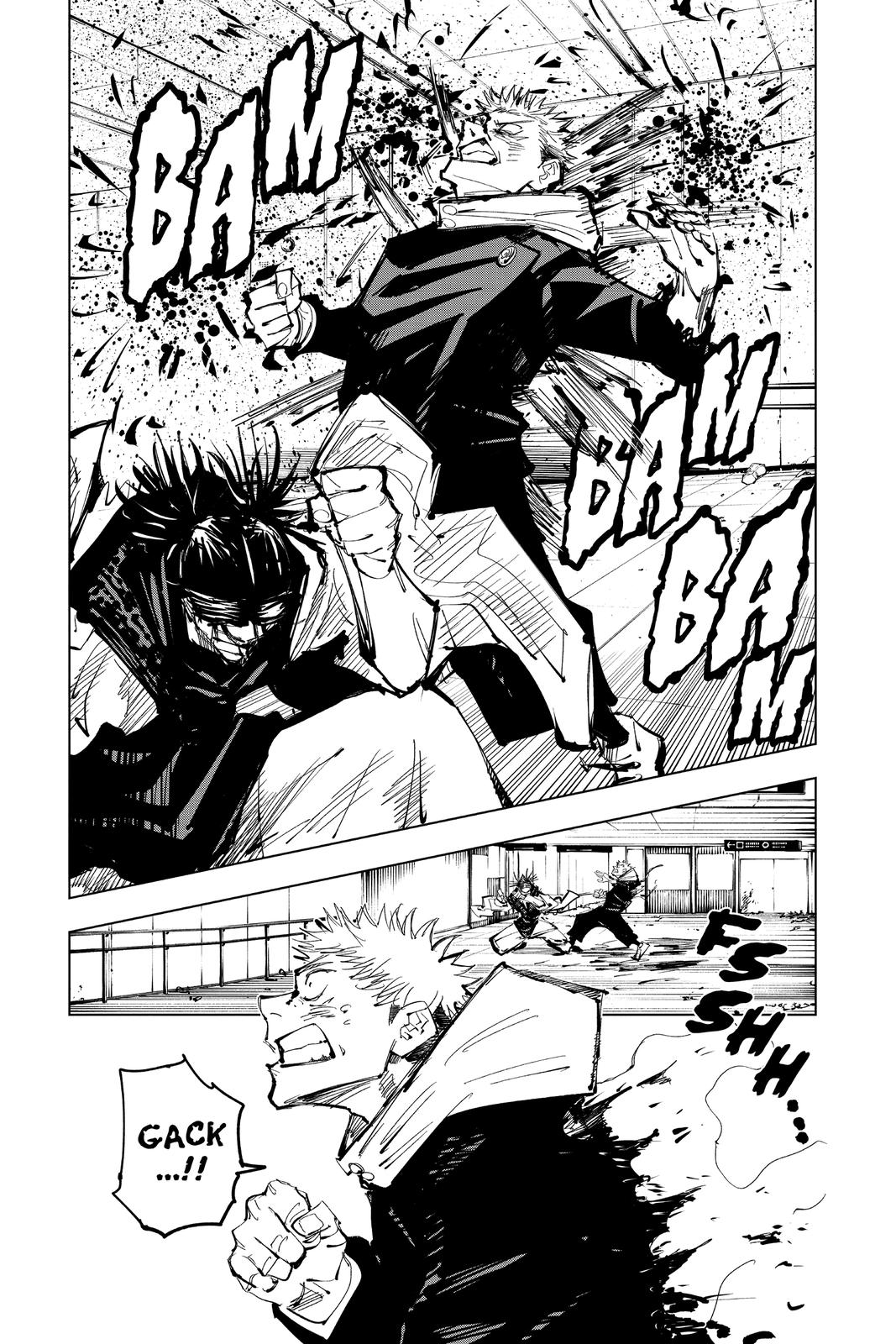 Jujutsu Kaisen Manga Chapter 103 page 9 - The Shibuya Incident, Part 21 scene