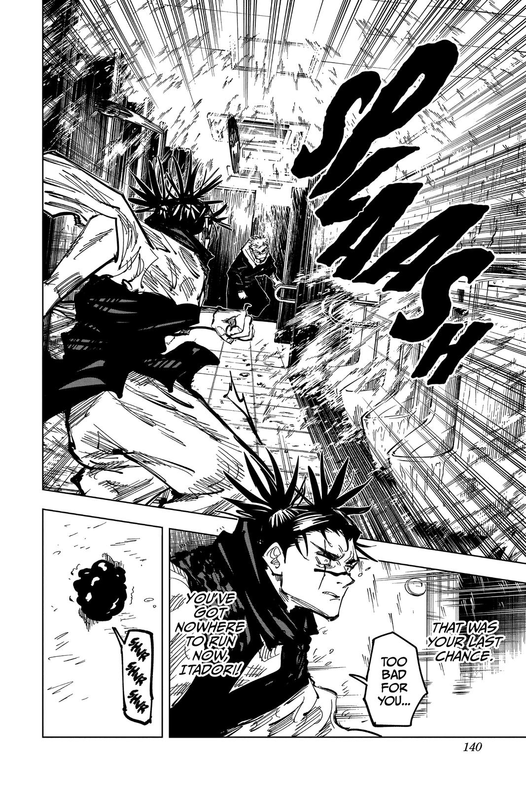Jujutsu Kaisen Manga Chapter 104 page 10 - The Shibuya Incident, Part 22 scene