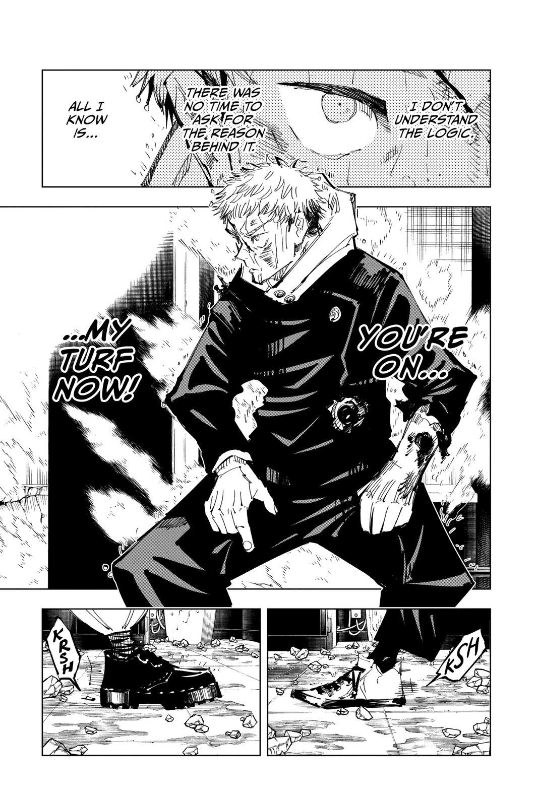 Jujutsu Kaisen Manga Chapter 104 page 15 - The Shibuya Incident, Part 22 scene