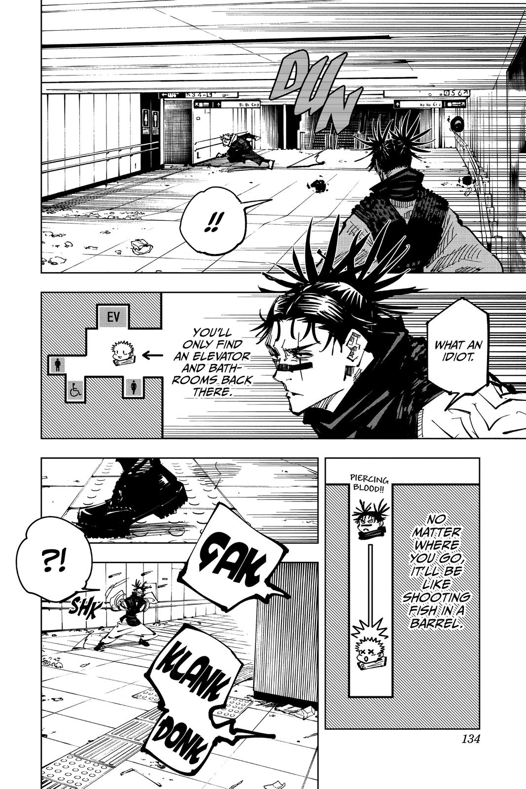 Jujutsu Kaisen Manga Chapter 104 page 4 - The Shibuya Incident, Part 22 scene