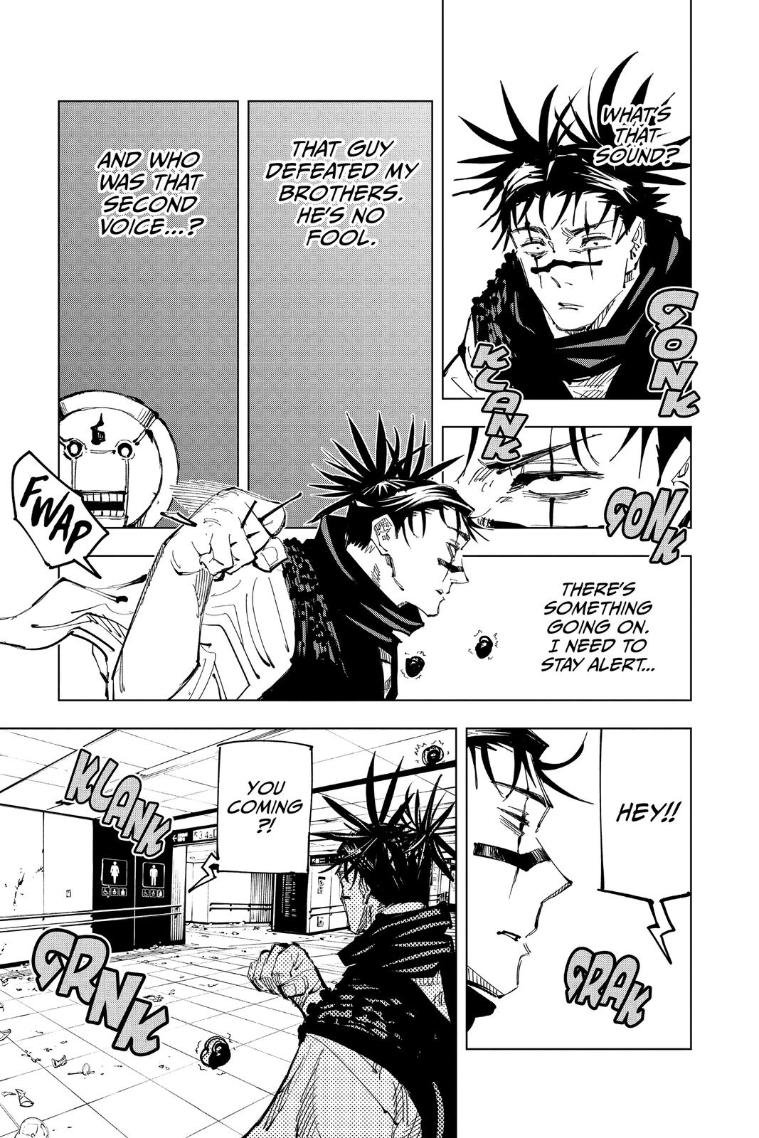 Jujutsu Kaisen Manga Chapter 104 page 5 - The Shibuya Incident, Part 22 scene