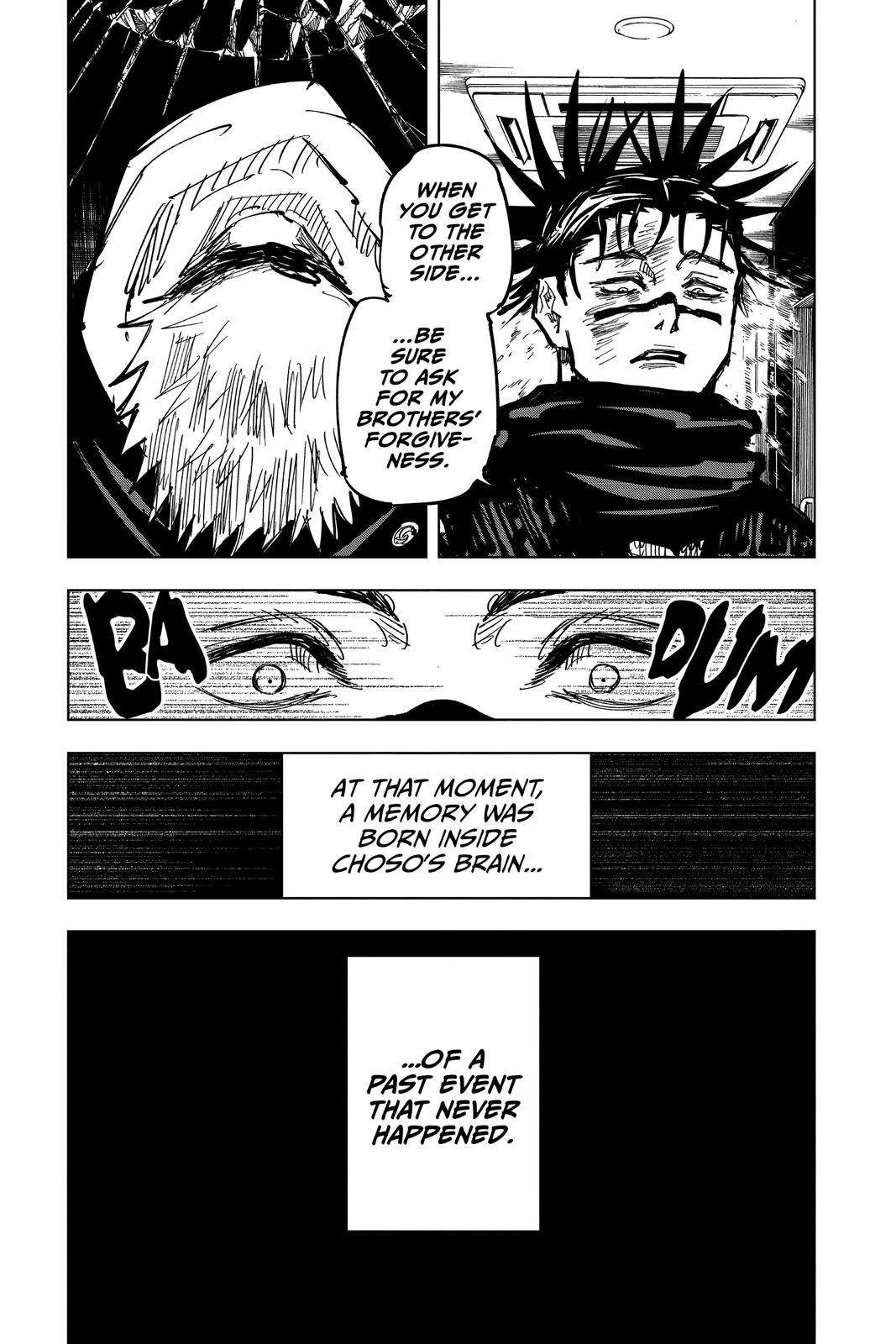 Jujutsu Kaisen Manga Chapter 105 page 19 - The Shibuya Incident, Part 23 scene