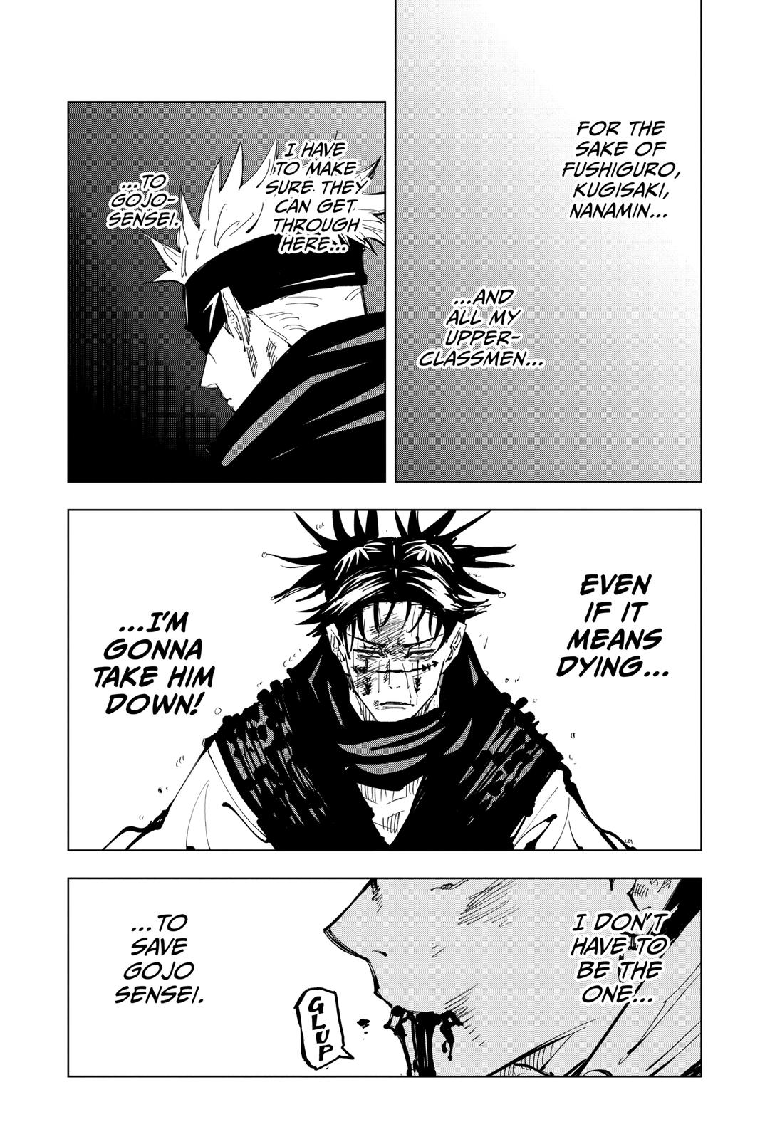 Jujutsu Kaisen Manga Chapter 105 page 4 - The Shibuya Incident, Part 23 scene