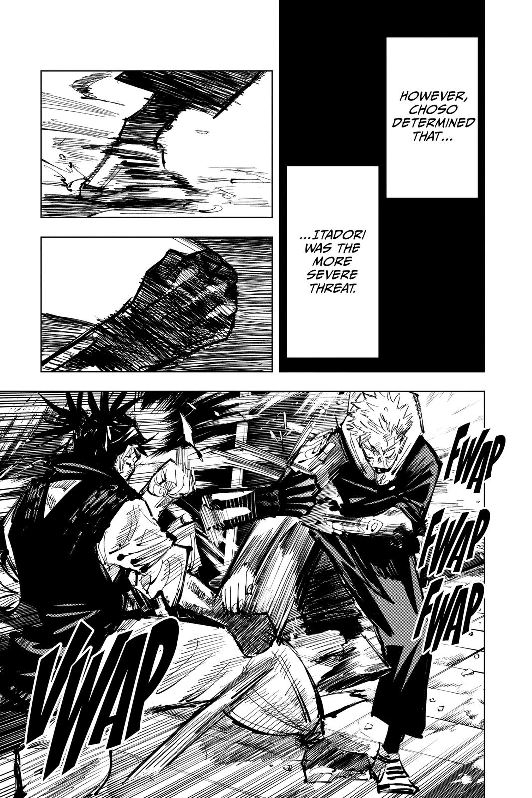 Jujutsu Kaisen Manga Chapter 105 page 7 - The Shibuya Incident, Part 23 scene