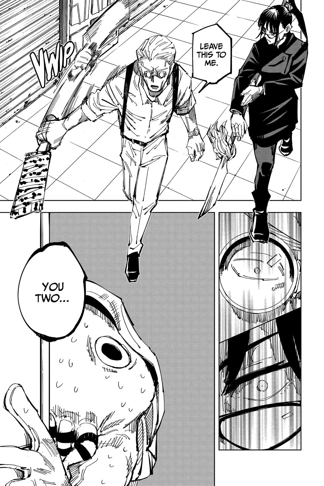 Jujutsu Kaisen Manga Chapter 106 page 11 - The Shibuya Incident, Part 24 scene