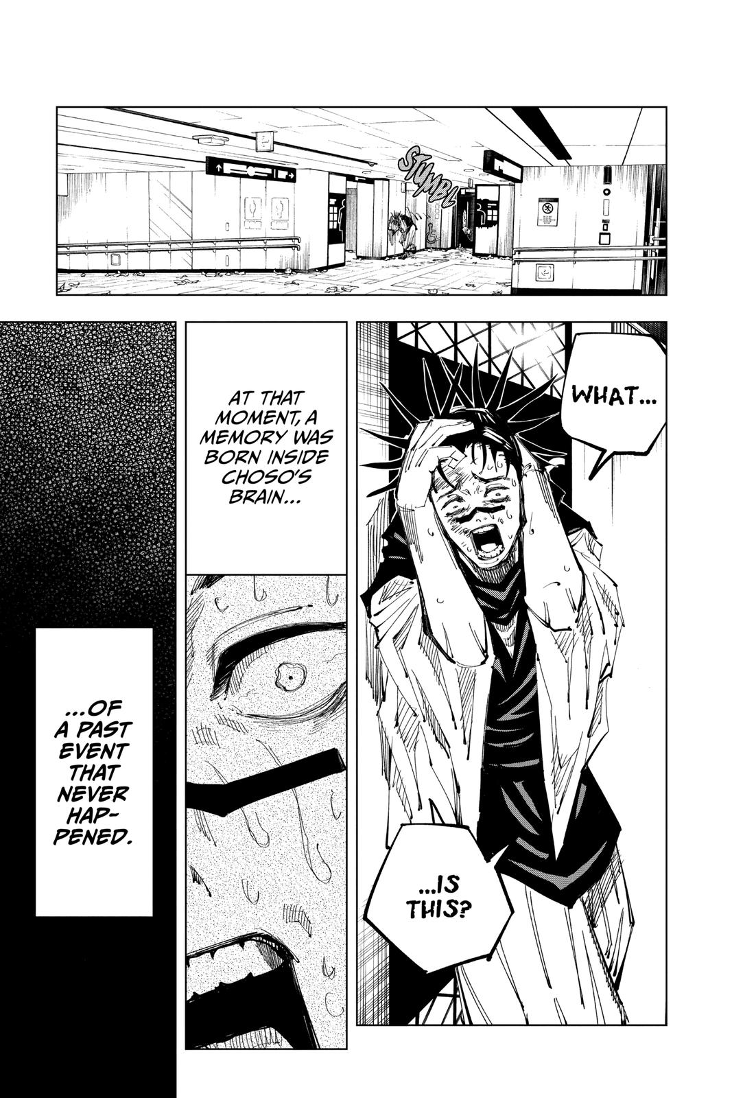 Jujutsu Kaisen Manga Chapter 106 page 3 - The Shibuya Incident, Part 24 scene