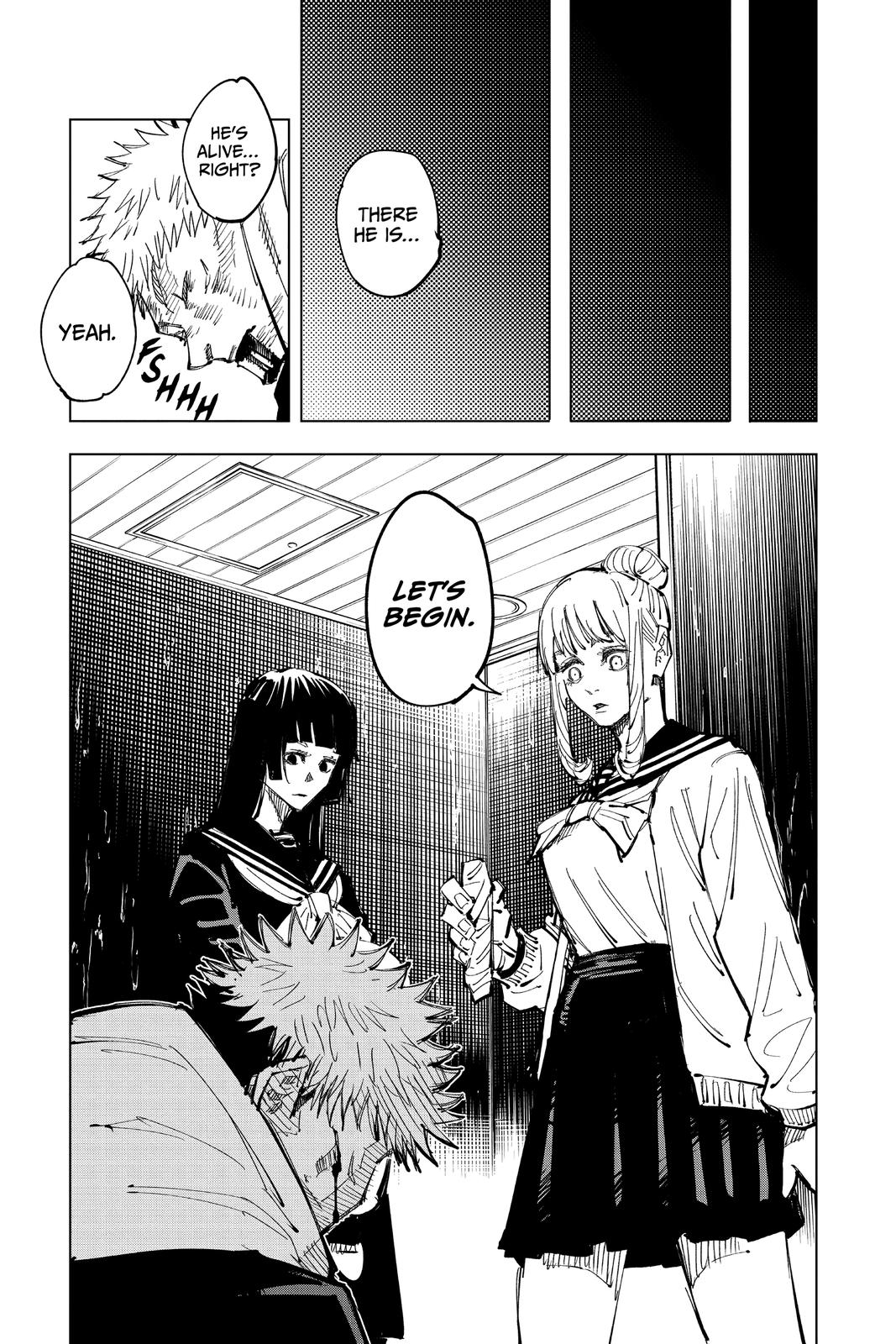 Jujutsu Kaisen Manga Chapter 106 page 7 - The Shibuya Incident, Part 24 scene