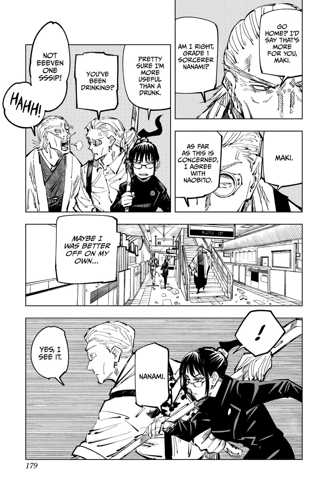 Jujutsu Kaisen Manga Chapter 106 page 9 - The Shibuya Incident, Part 24 scene