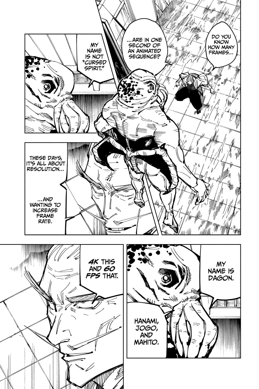 Jujutsu Kaisen Manga Chapter 107 page 13 - The Shibuya Incident, Part 25 scene