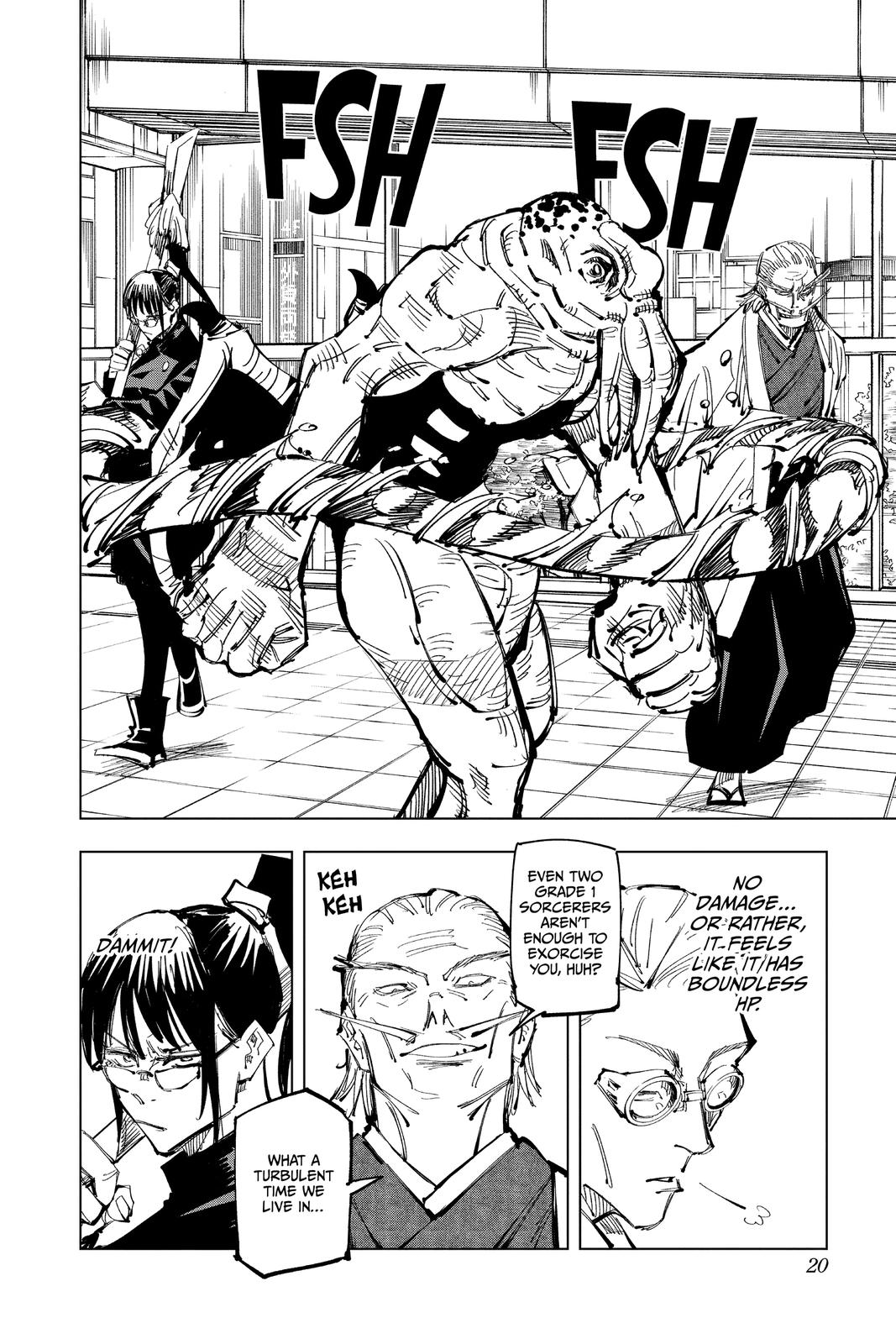 Jujutsu Kaisen Manga Chapter 107 page 18 - The Shibuya Incident, Part 25 scene