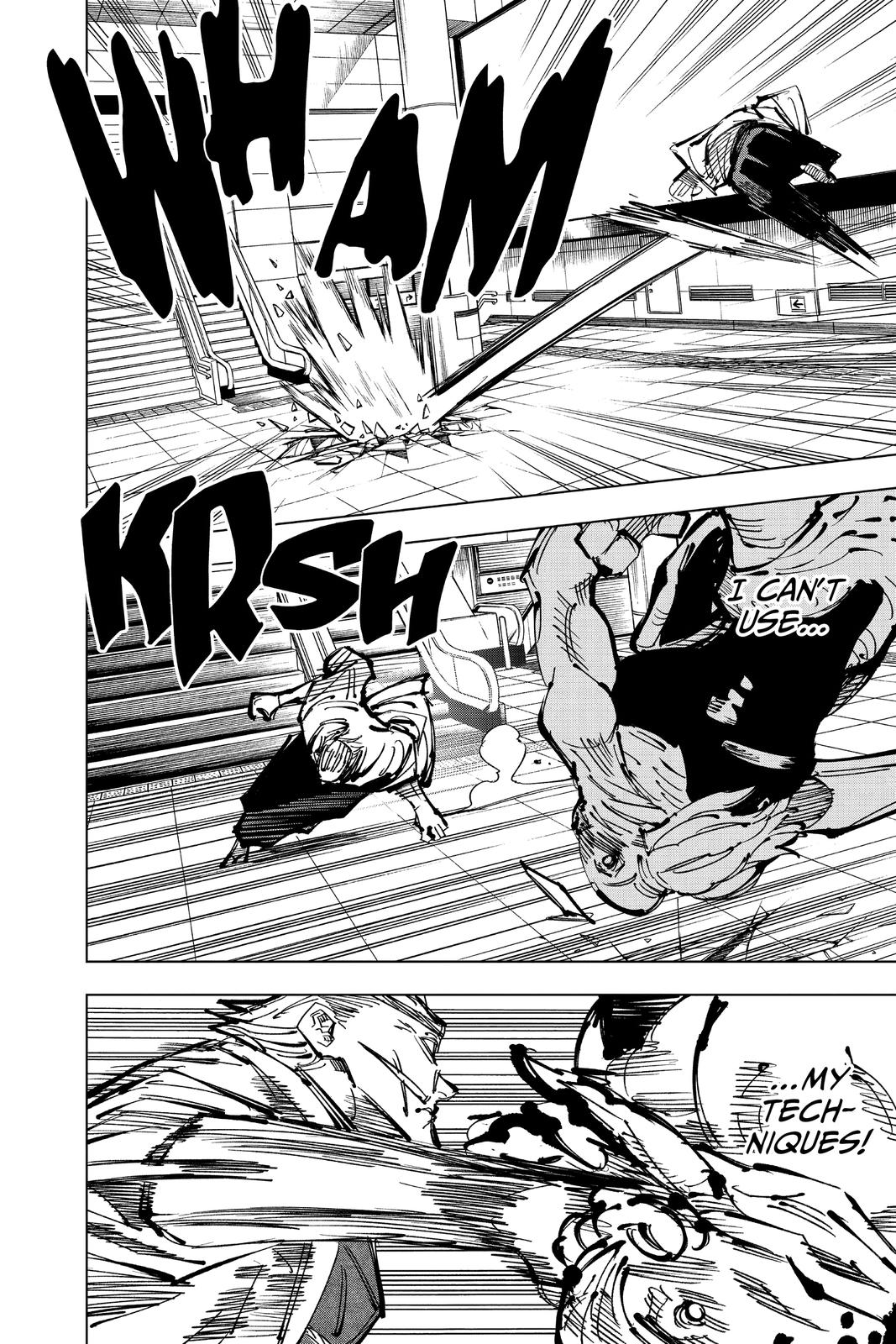 Jujutsu Kaisen Manga Chapter 107 page 23 - The Shibuya Incident, Part 25 scene