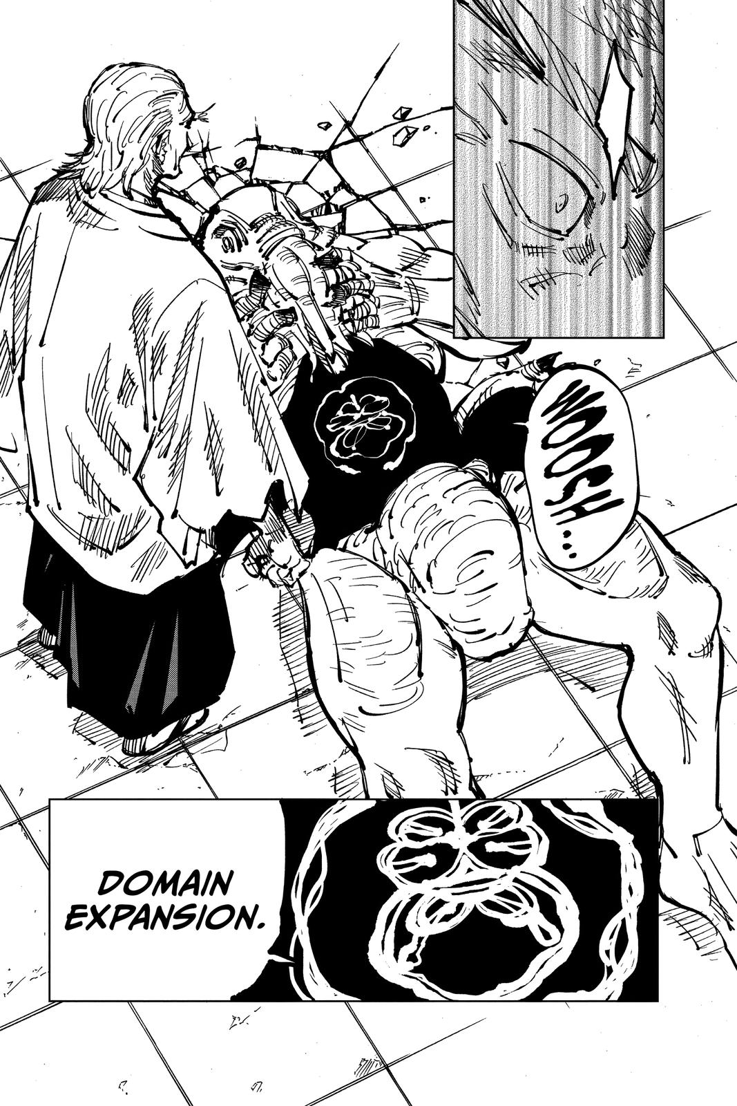 Jujutsu Kaisen Manga Chapter 107 page 25 - The Shibuya Incident, Part 25 scene