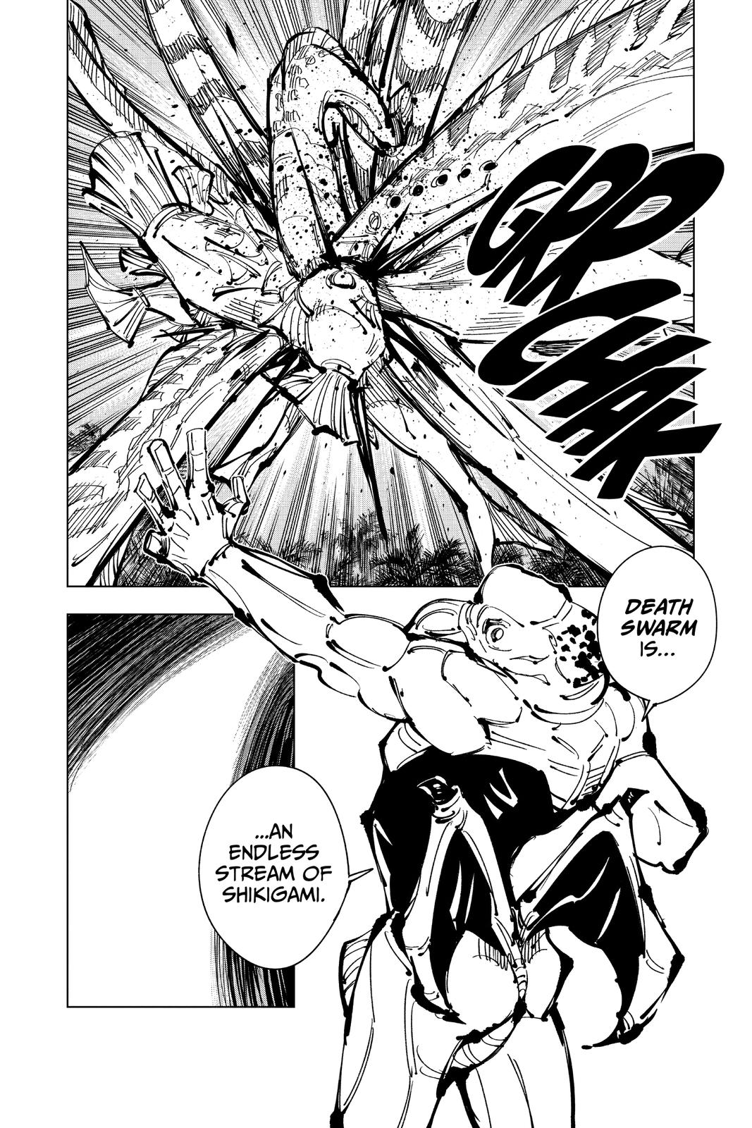 Jujutsu Kaisen Manga Chapter 108 page 10 - The Shibuya Incident, Part 26 scene