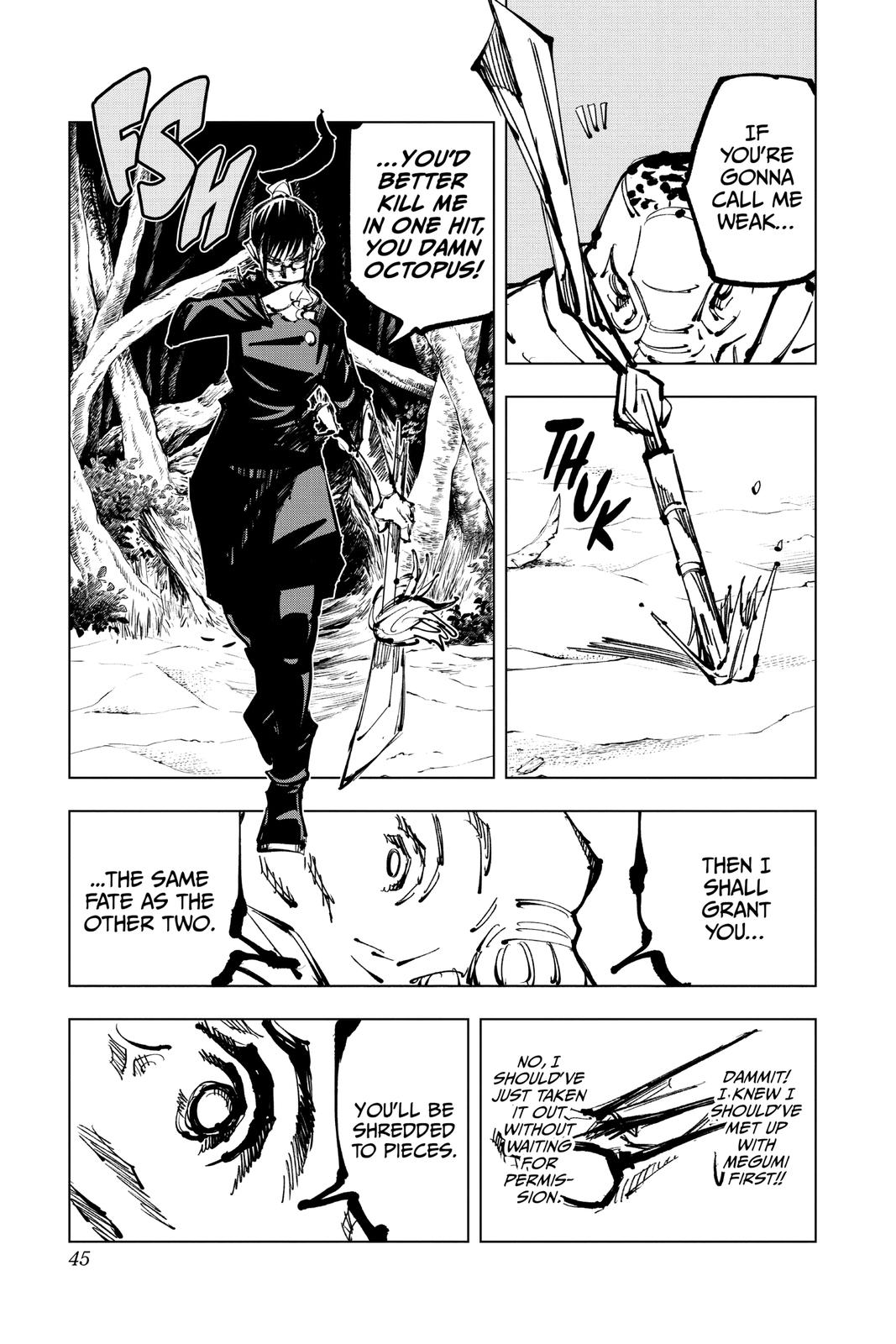 Jujutsu Kaisen Manga Chapter 108 page 13 - The Shibuya Incident, Part 26 scene