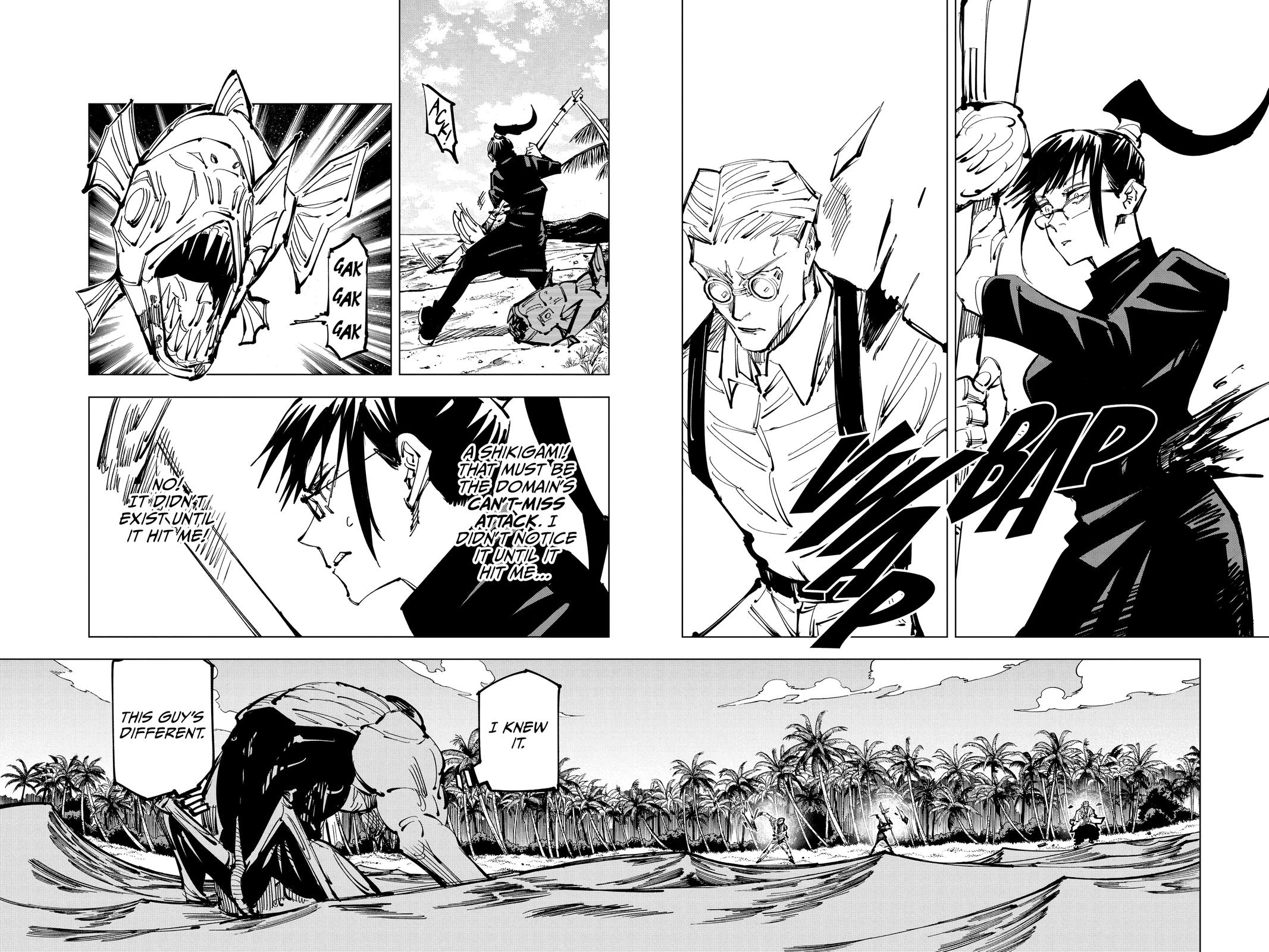 Jujutsu Kaisen Manga Chapter 108 page 2 - The Shibuya Incident, Part 26 scene