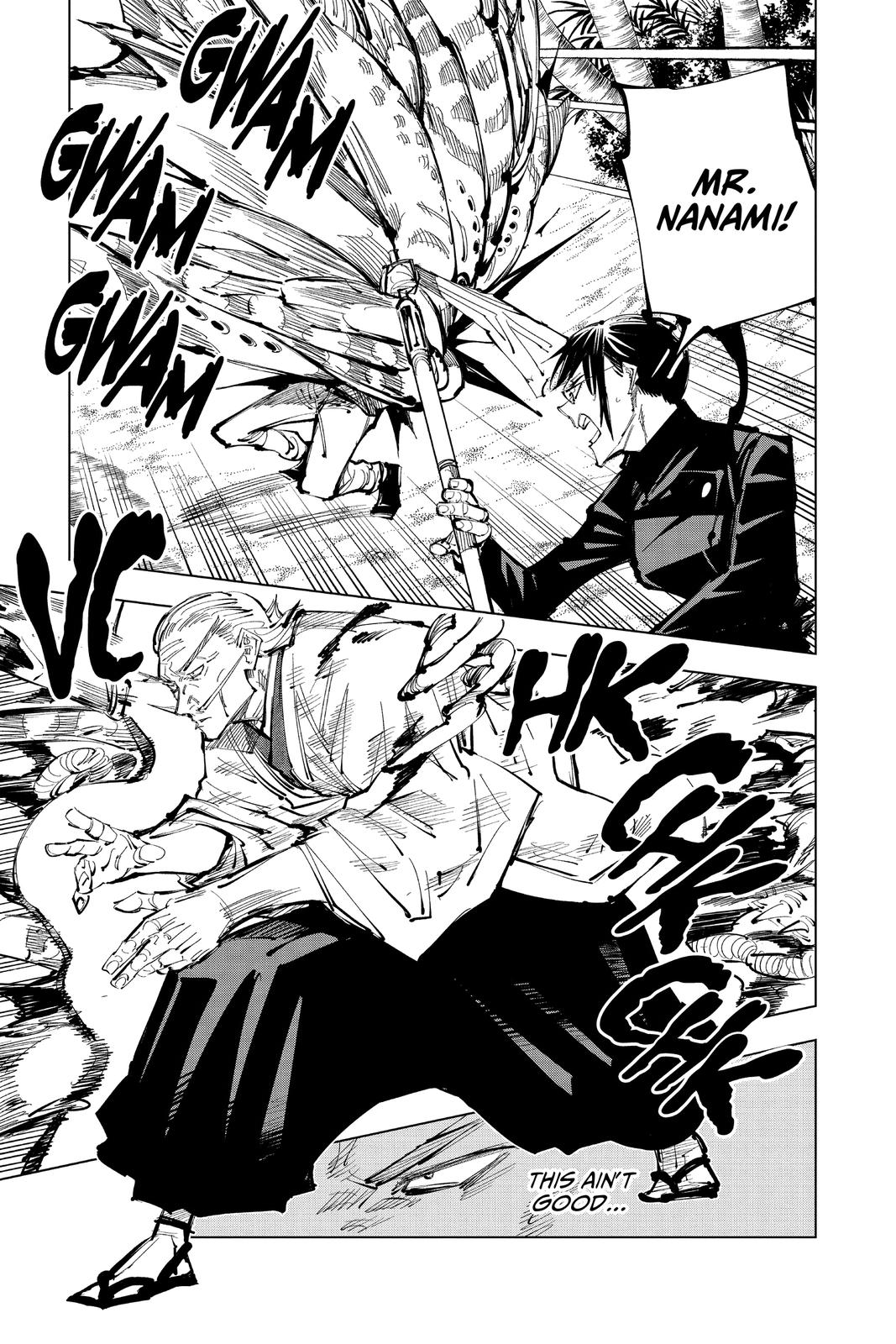 Jujutsu Kaisen Manga Chapter 108 page 7 - The Shibuya Incident, Part 26 scene