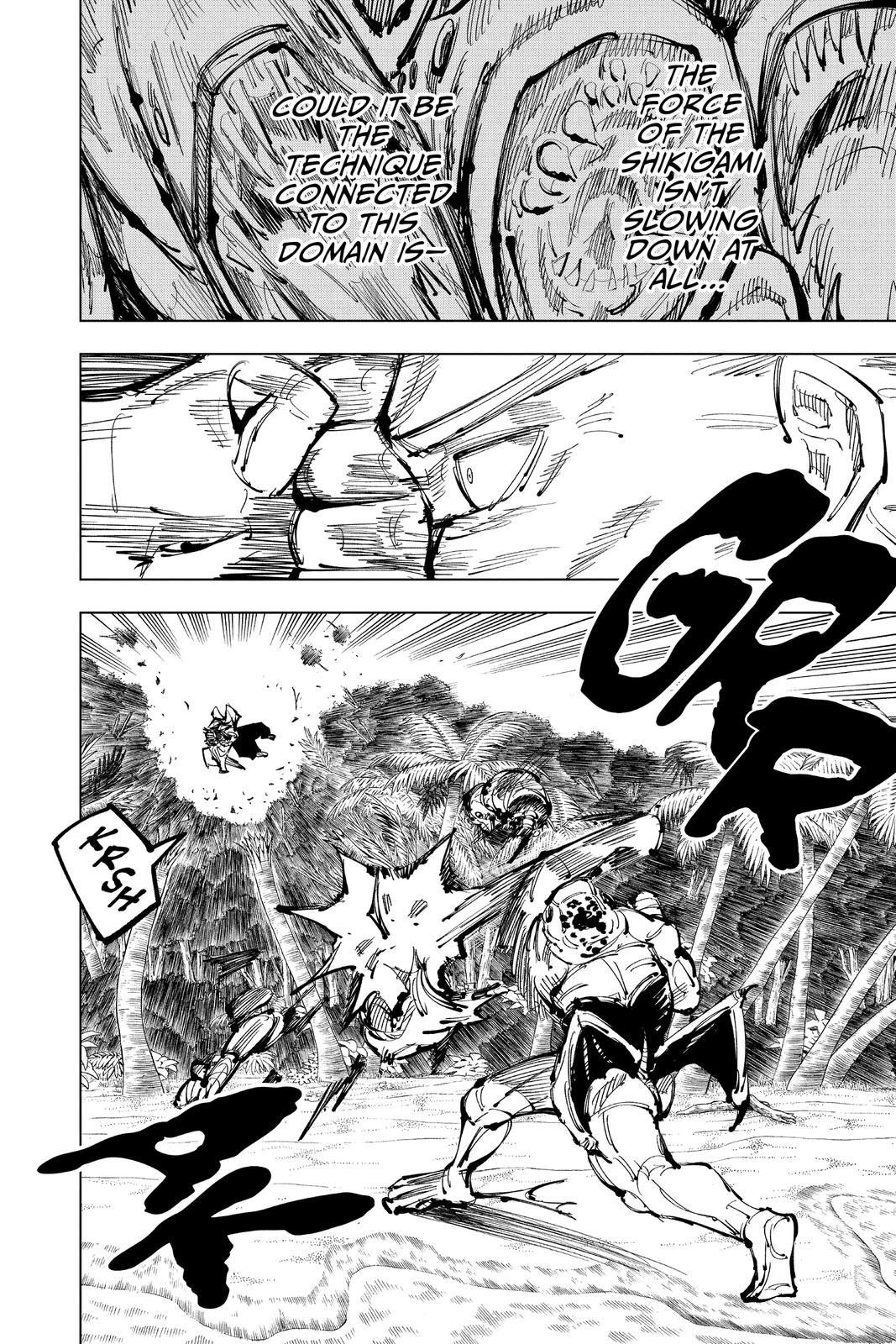 Jujutsu Kaisen Manga Chapter 108 page 8 - The Shibuya Incident, Part 26 scene