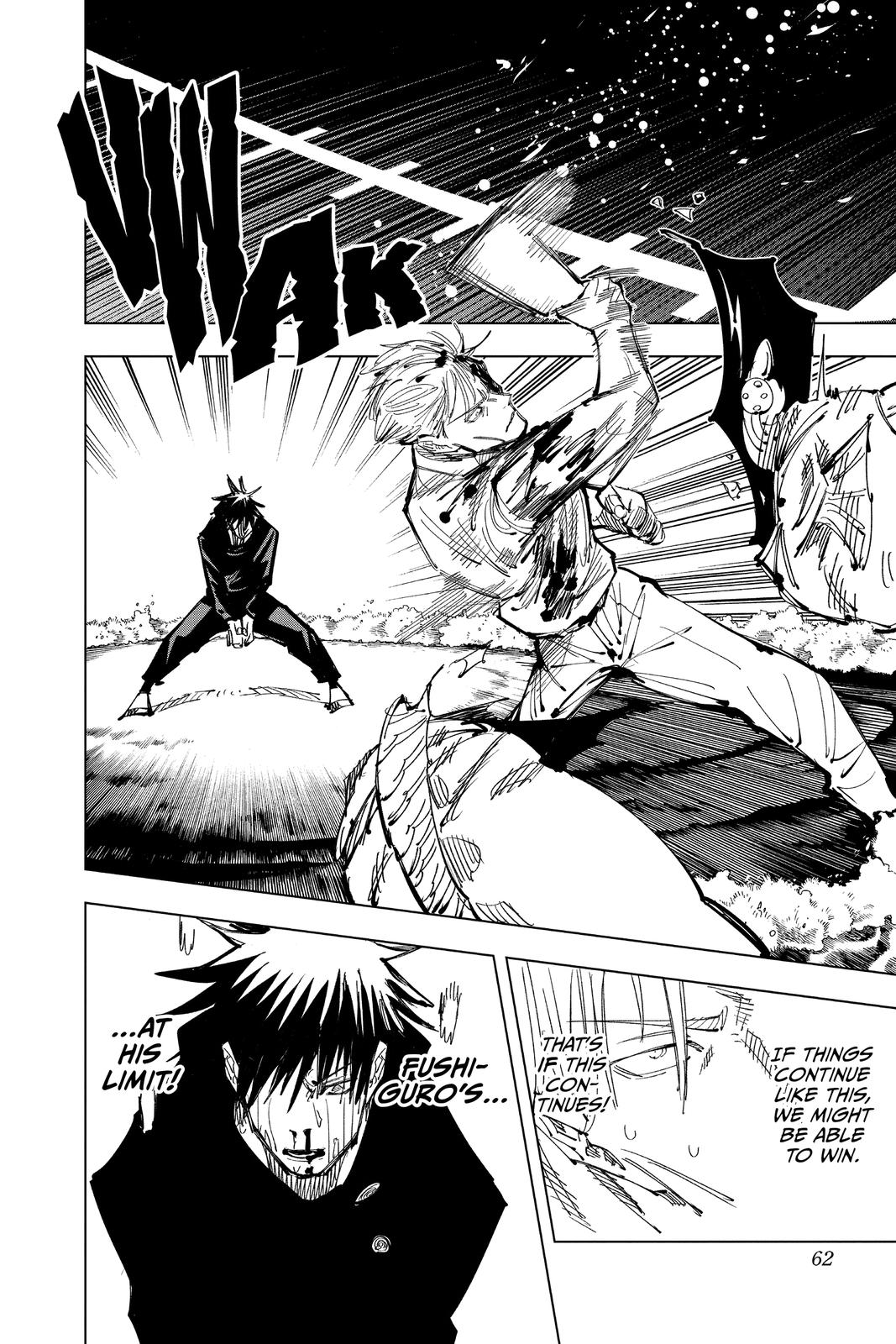 Jujutsu Kaisen Manga Chapter 109 page 12 - The Shibuya Incident, Part 27 scene