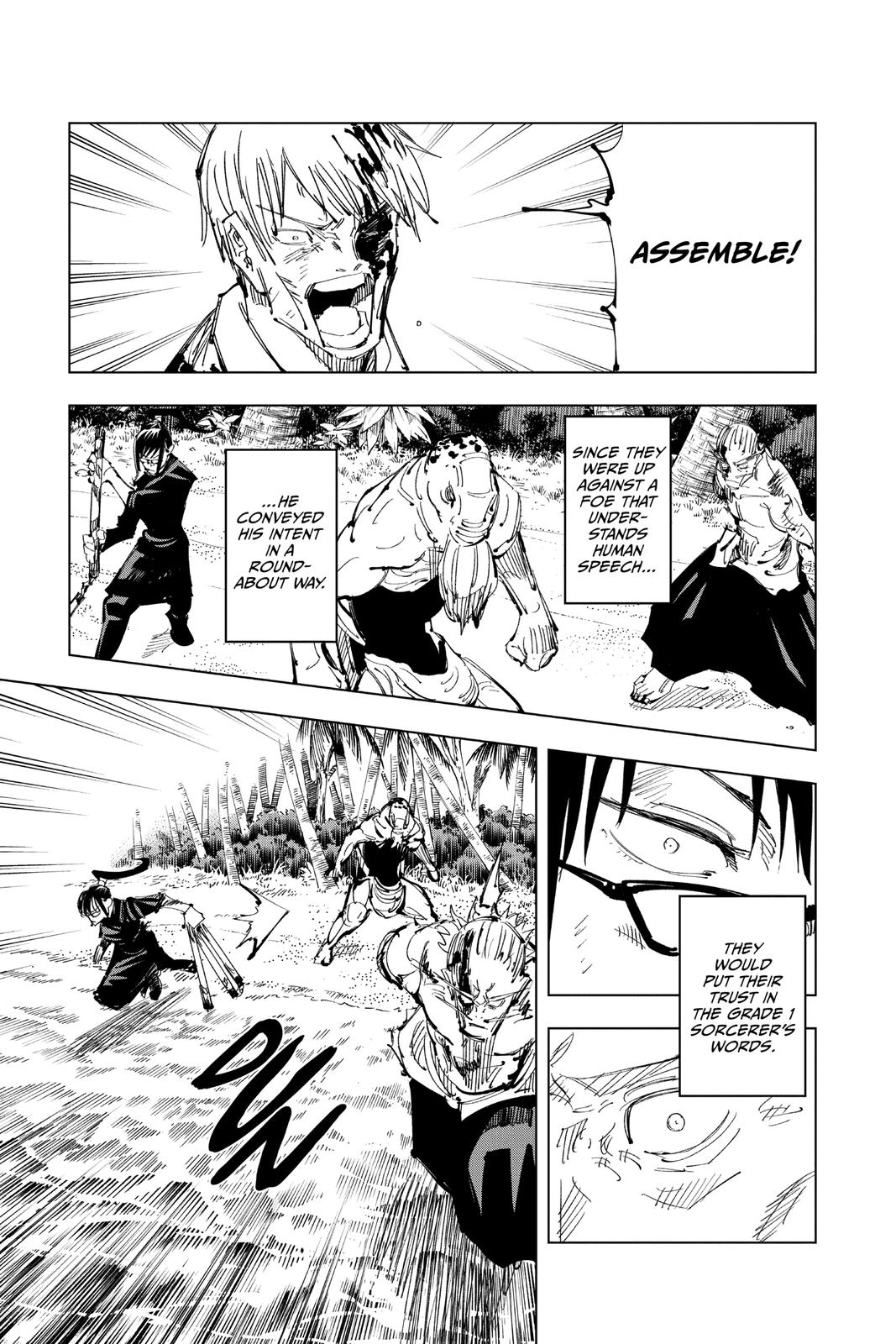 Jujutsu Kaisen Manga Chapter 109 page 15 - The Shibuya Incident, Part 27 scene