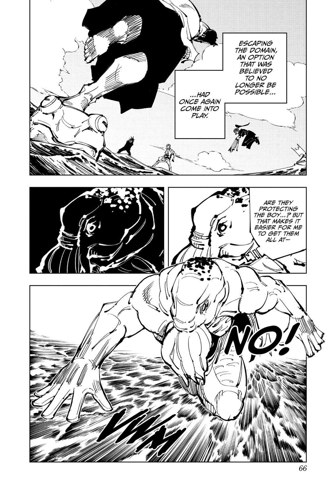 Jujutsu Kaisen Manga Chapter 109 page 16 - The Shibuya Incident, Part 27 scene