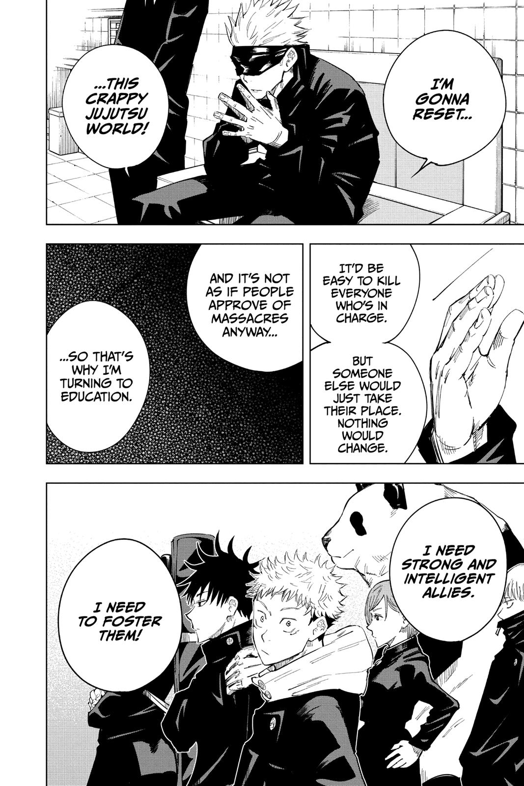 Jujutsu Kaisen Manga Chapter 11 page 14 - A Dream scene