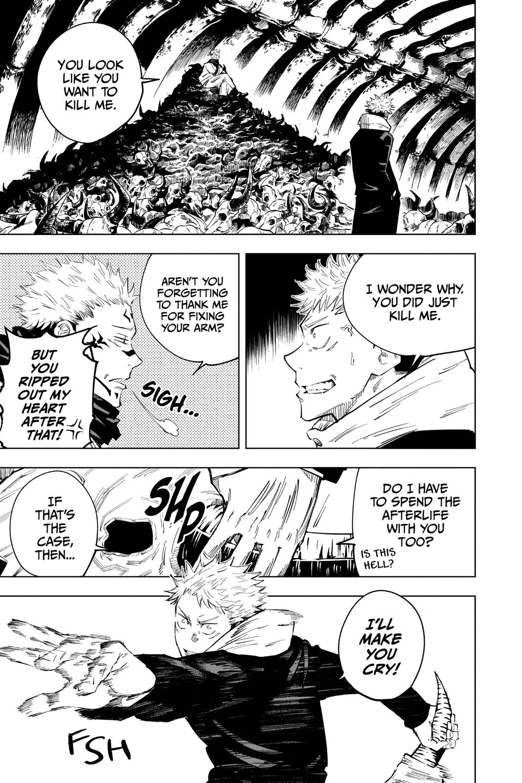 Jujutsu Kaisen Manga Chapter 11 page 3 - A Dream scene