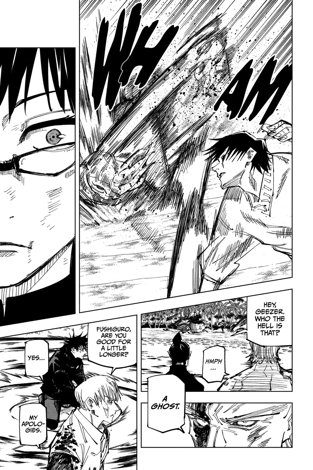 Jujutsu Kaisen Manga Chapter 110 page 14 - The Shibuya Incident, Part 28 scene