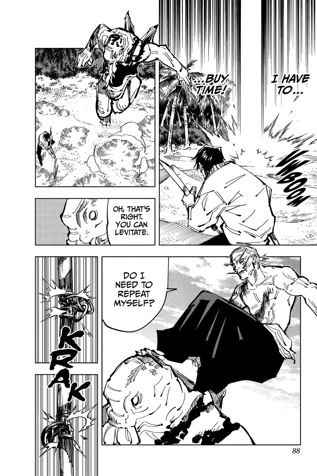 Jujutsu Kaisen Manga Chapter 110 page 17 - The Shibuya Incident, Part 28 scene