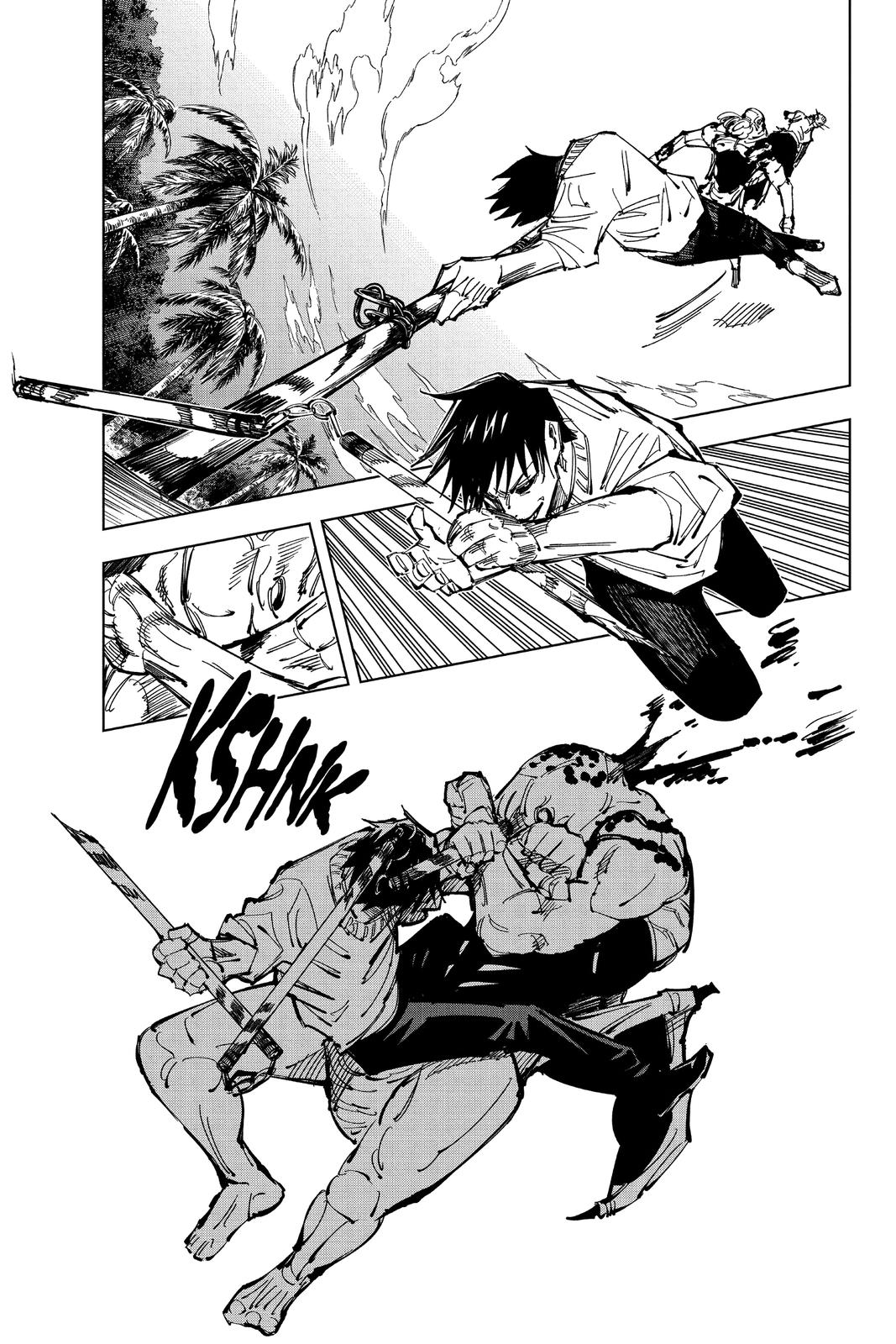 Jujutsu Kaisen Manga Chapter 110 page 18 - The Shibuya Incident, Part 28 scene